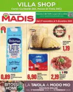 Madis Dal 27 novembre al 9 dicembre 2025 - al 11.02.2026