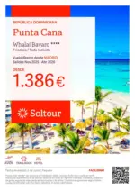 Soltour Punta Cana - Whala! Bavaro - hasta el 30.04.2026