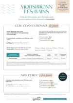 ValVital ValVital Fiche de r&eacute;servation Morsbronn-les-Bains 2026 - au 01.01.2026