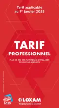 Loxam Tarifs professionnels - au 31.12.2025