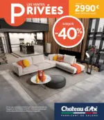 Chateau d'Ax LES VENTES PRIV&Eacute;ES jusqu'&agrave; -40% - au 07.01.2026