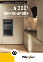 MDA De 30&euro; &agrave; 200&euro; REMBOURS&Eacute;S pour l&rsquo;achat d&rsquo;un produit Whirlpool &eacute;ligible - au 03.02.2026