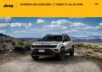 Jeep AVENGER 4XE OVERLAND 1.2 TURBO T3 145 CH BVR6 - au 30.09.2026