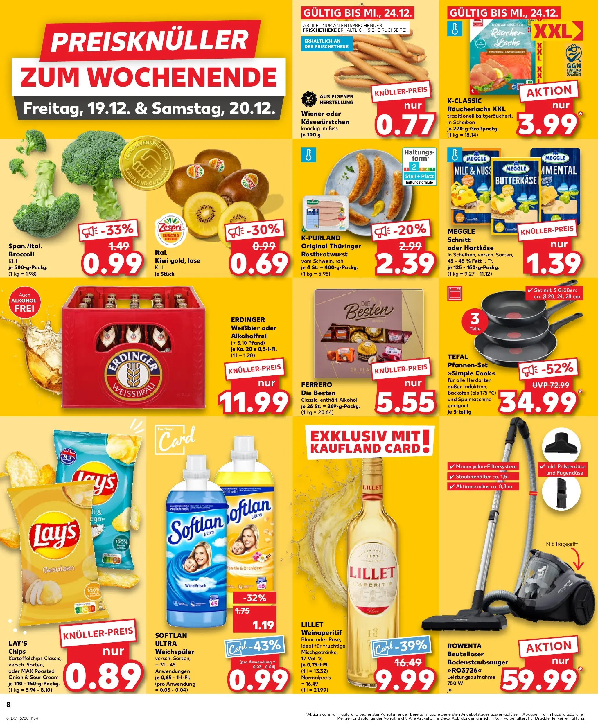 Prospekt Kaufland ab 18.12.2025 » Angebote Online zum Blättern | Seite: 8 | Produkte: Erdinger, Orchidee, Weichspüler, Chips