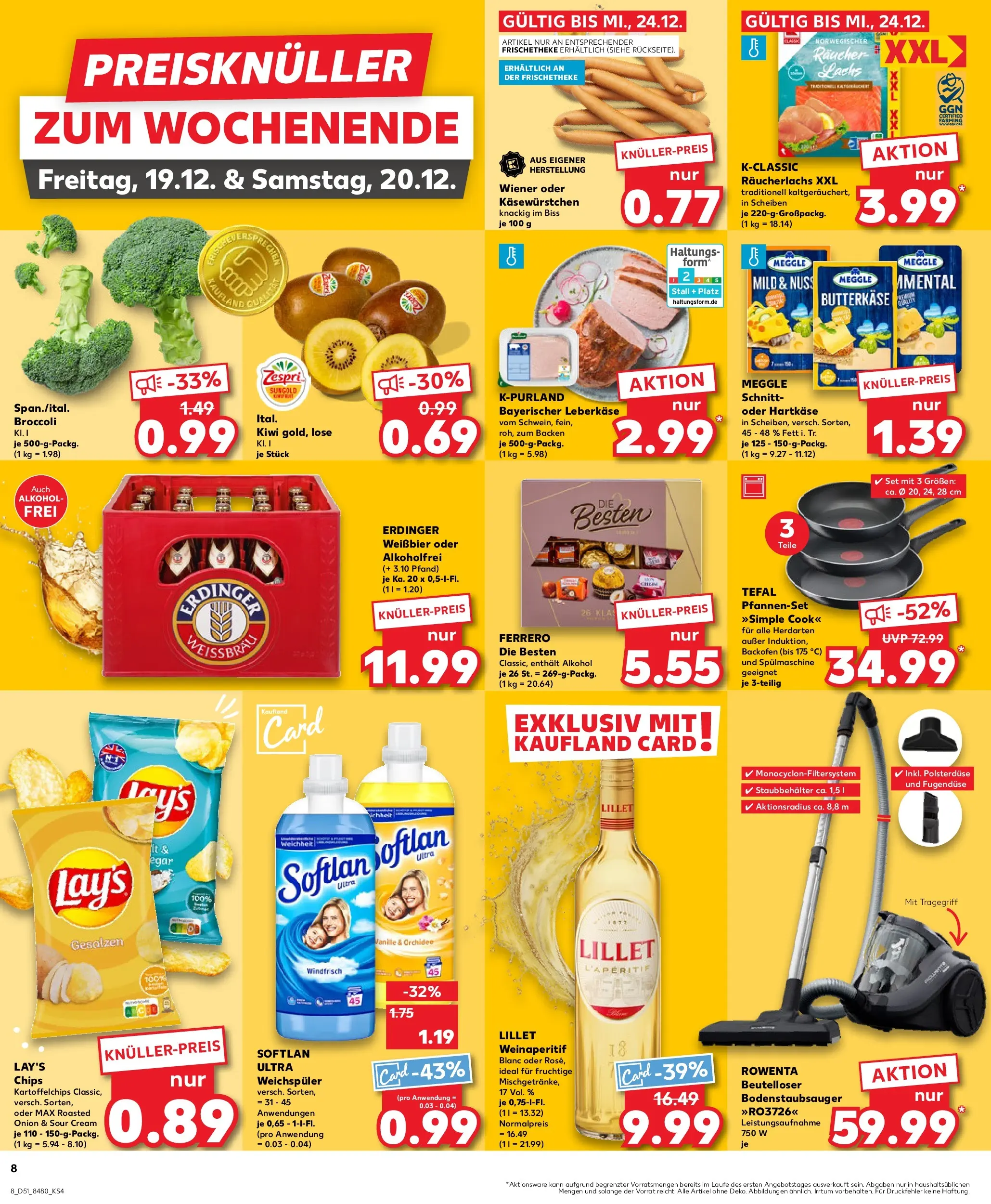 Prospekt Kaufland ab 17.12.2025 » Angebote Online zum Blättern | Seite: 8 | Produkte: Orchidee, Weißbier, Räucherlachs, Chips