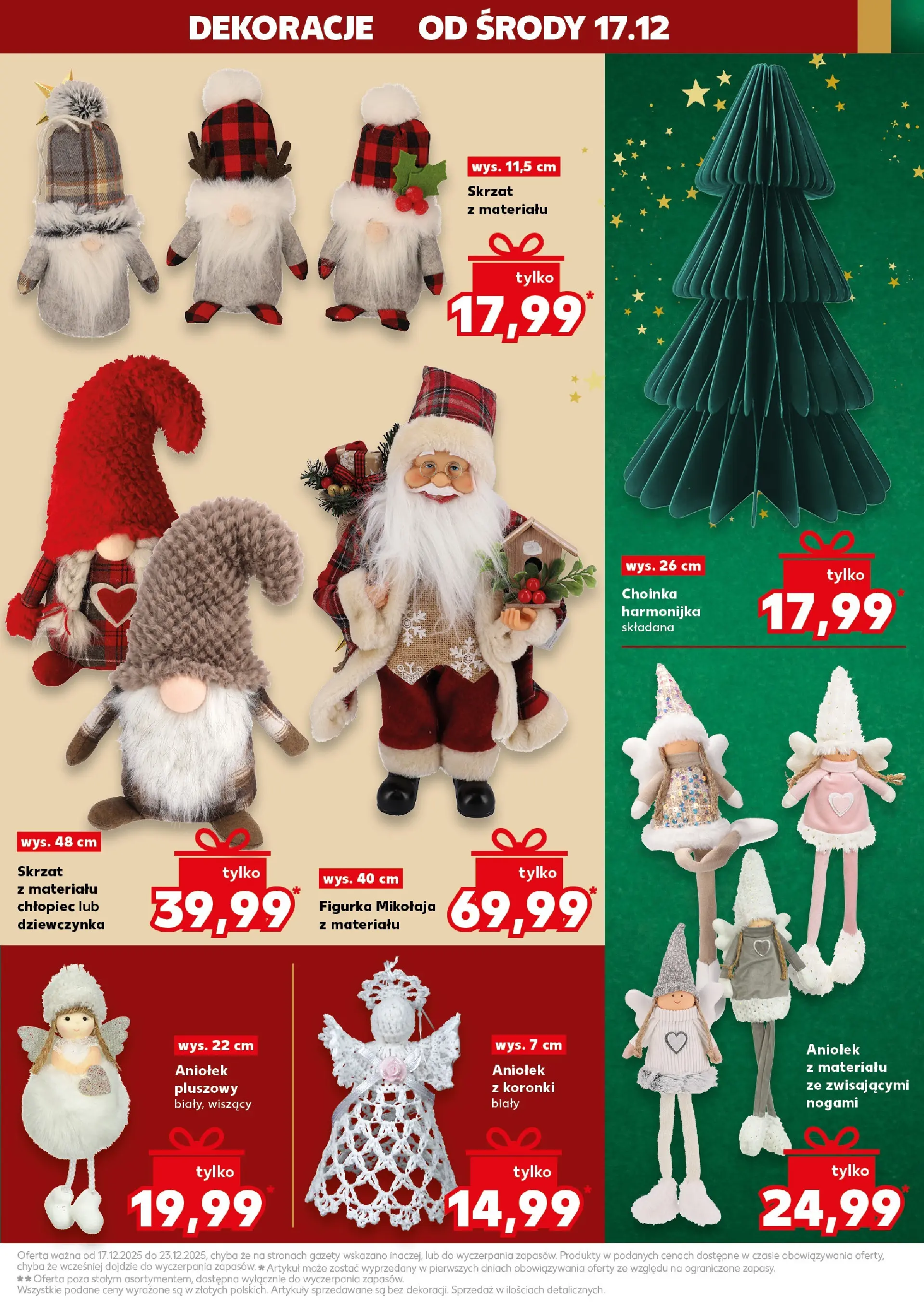 Kaufland gazetka od 17.12.2025 | Boże Narodzenie 🎄🎁 | Strona: 35 | Produkty: Choinka