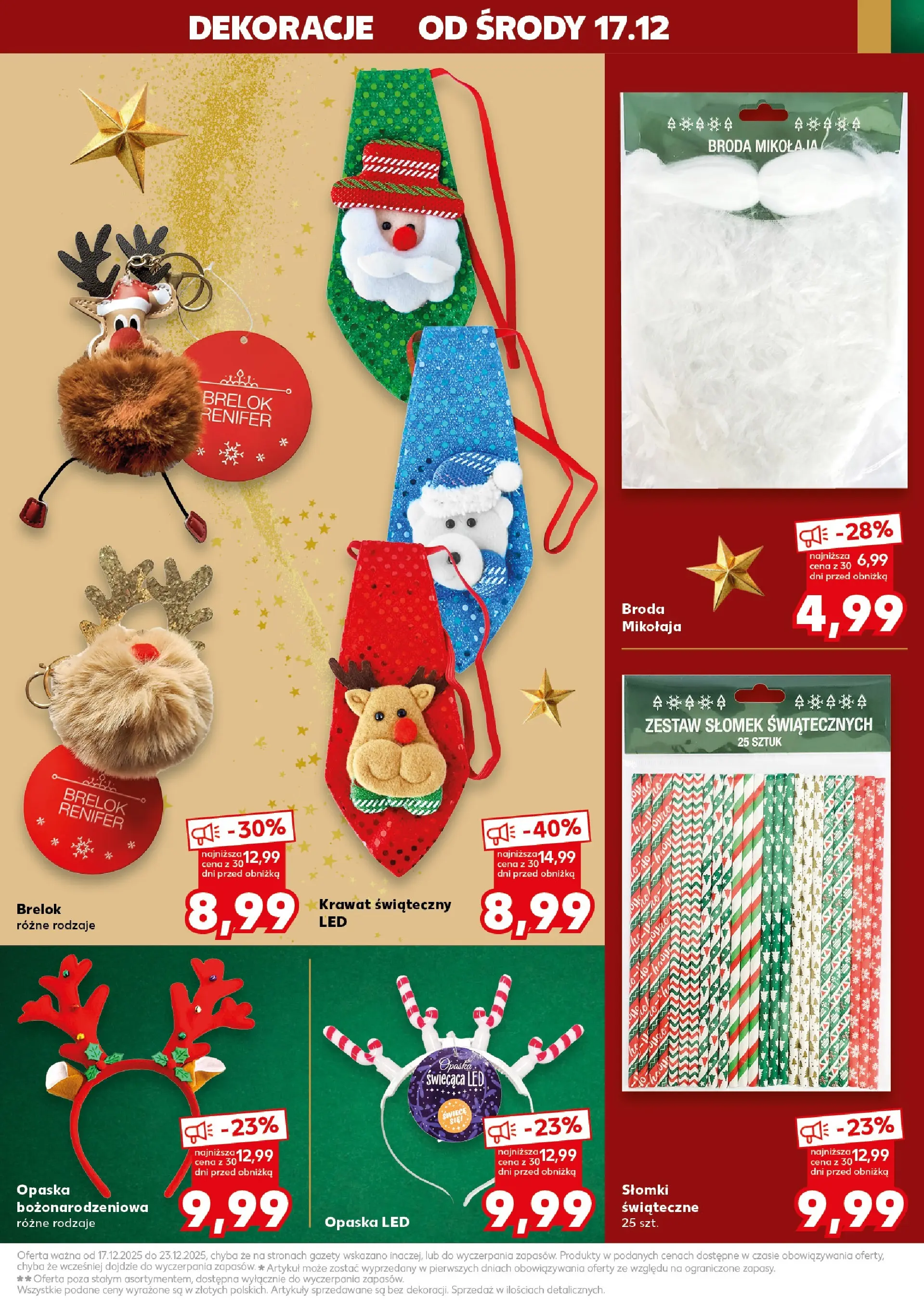 Kaufland gazetka od 17.12.2025 | Boże Narodzenie 🎄🎁 | Strona: 45 | Produkty: Słomki