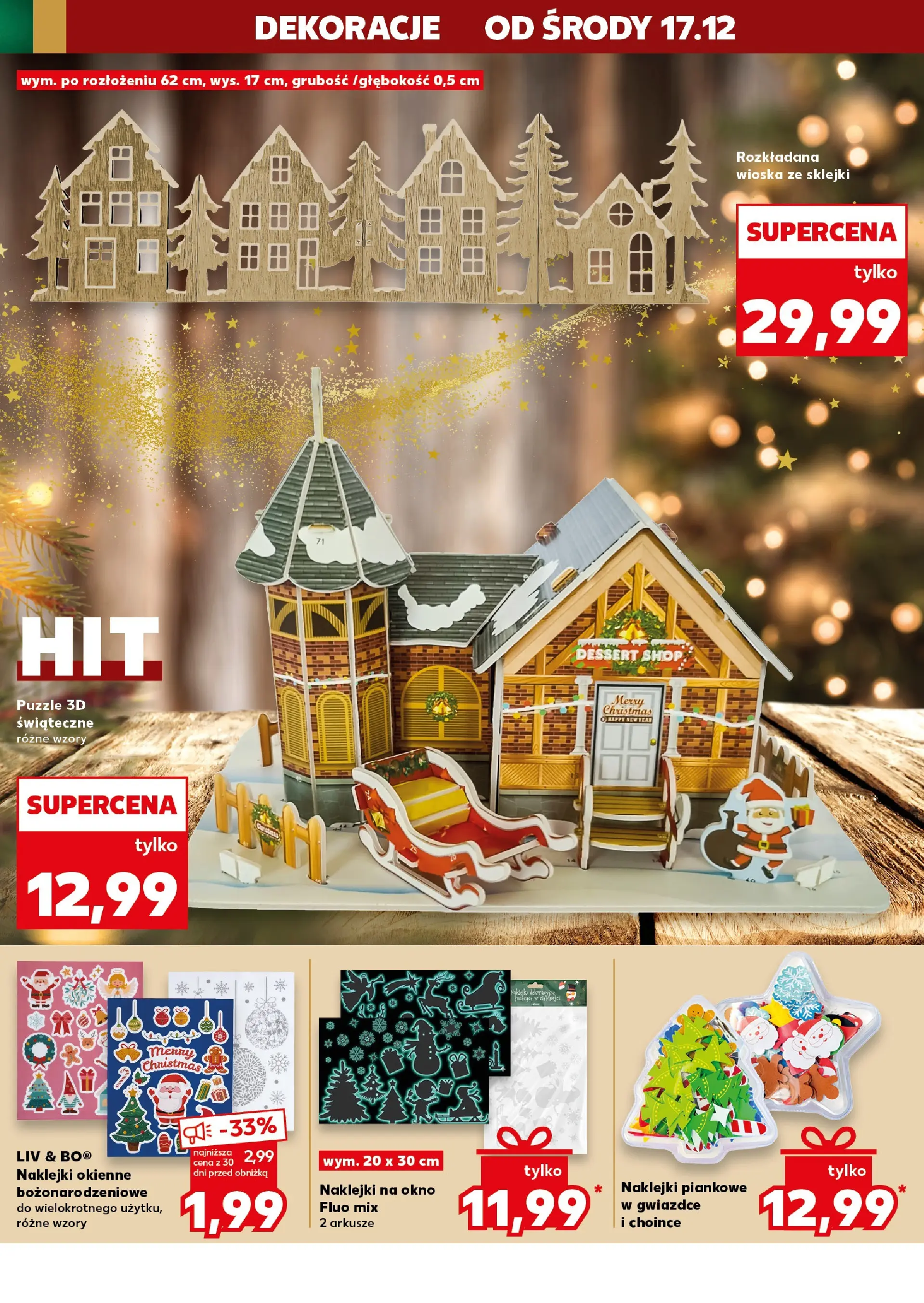 Kaufland gazetka od 17.12.2025 | Boże Narodzenie 🎄🎁 | Strona: 50 | Produkty: Naklejki