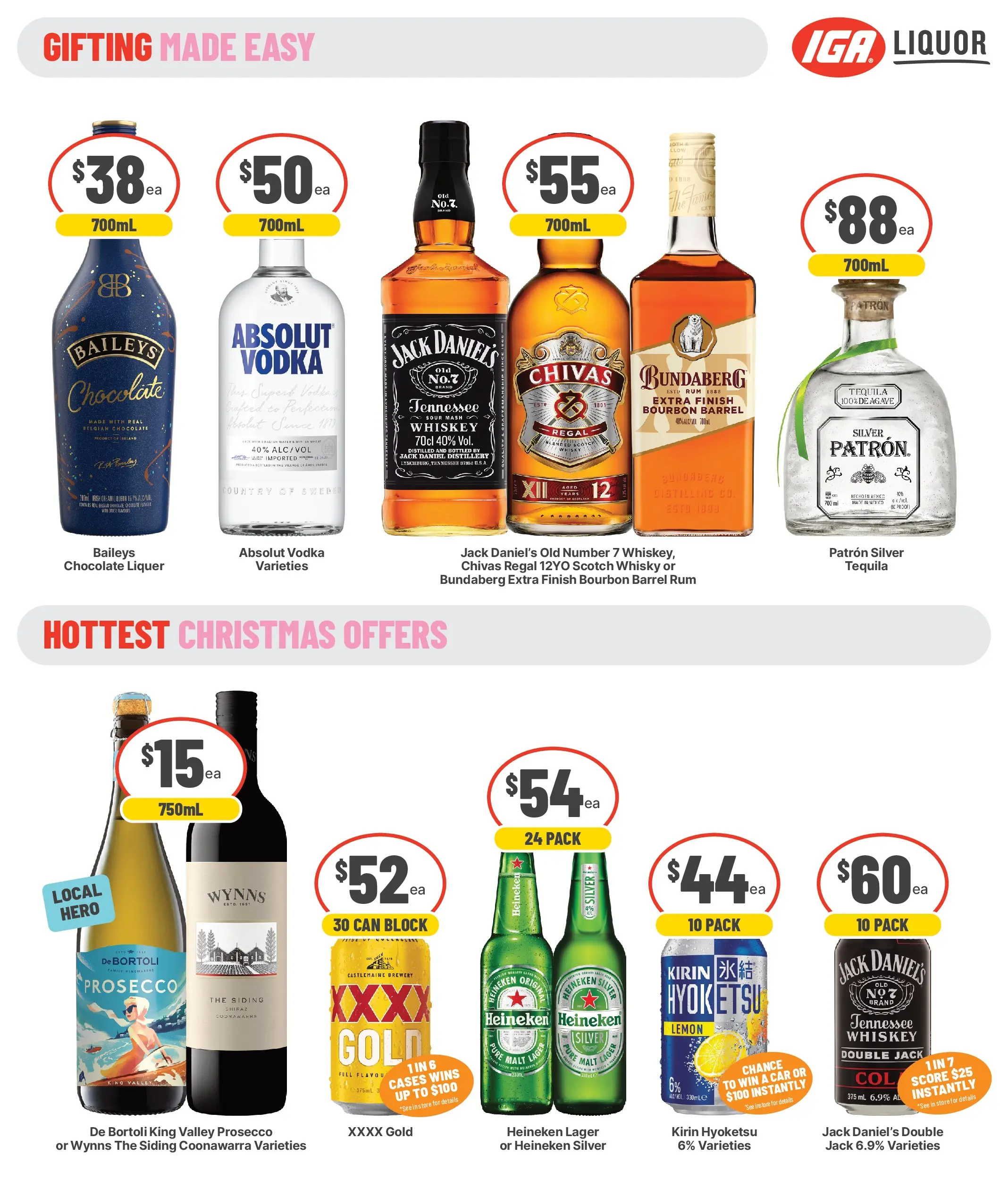 Deals - Add a drop to your Xmas Shop 17/12 - 16/12/2025 > weekly / monthly specials | Page: 2 | Products: Bourbon, Vodka, Whiskey, Rum