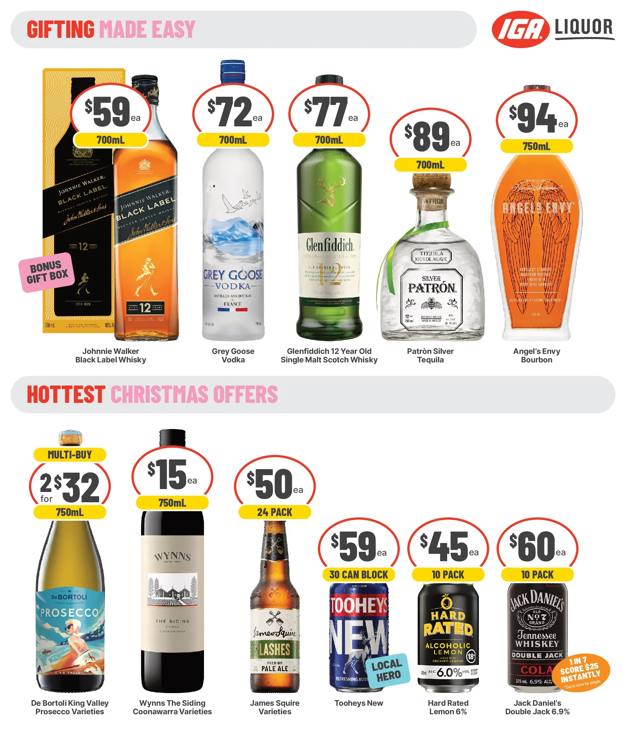 Deals - Add a Drop to your Xmas Shop 17/12 - 16/12/2025 > weekly / monthly specials | Page: 2 | Products: Bourbon, Whiskey, Lemon, Scotch