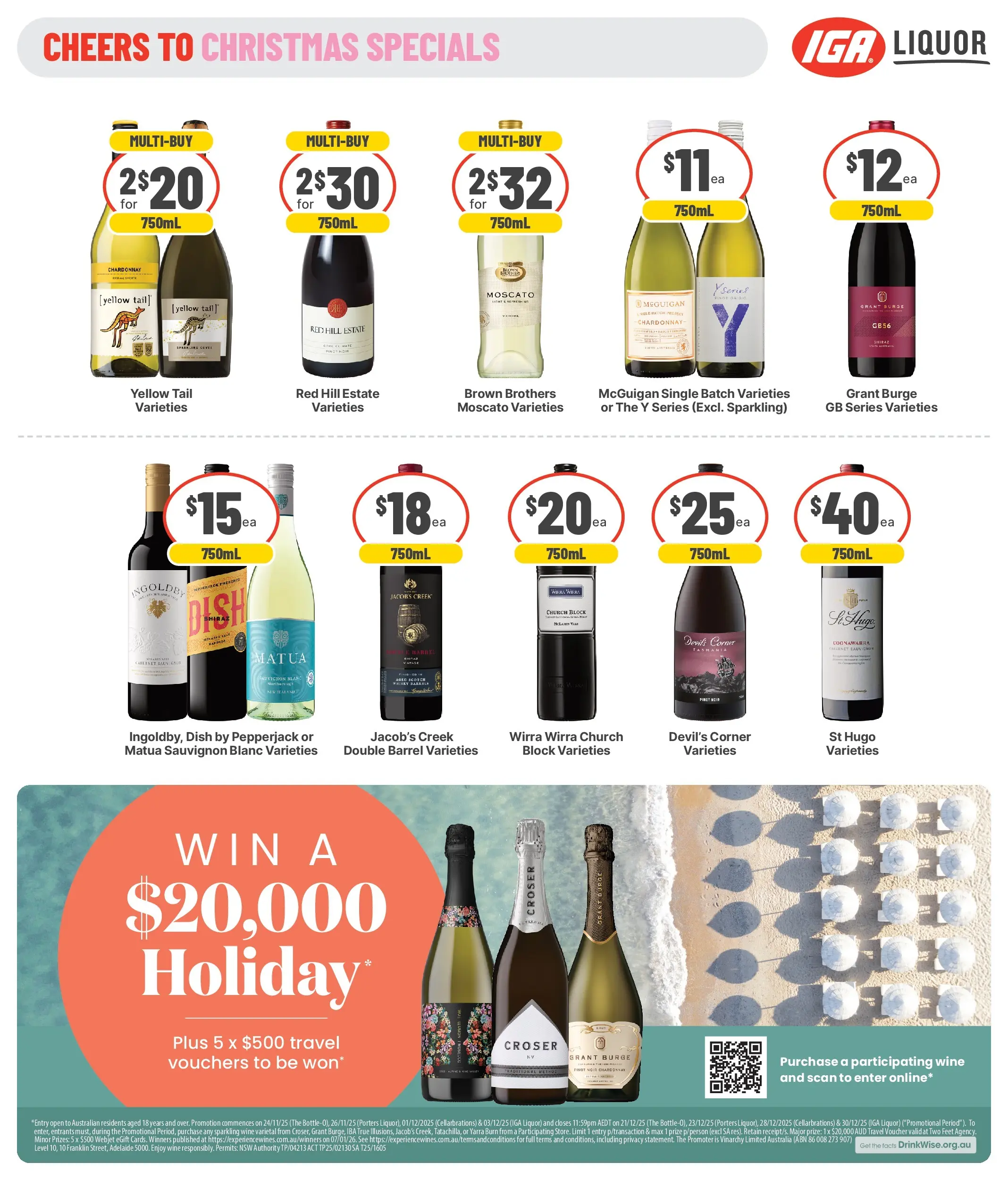 Deals - Add a Drop to your Xmas Shop 17/12 - 16/12/2025 > weekly / monthly specials | Page: 6 | Products: Wine, Scotch