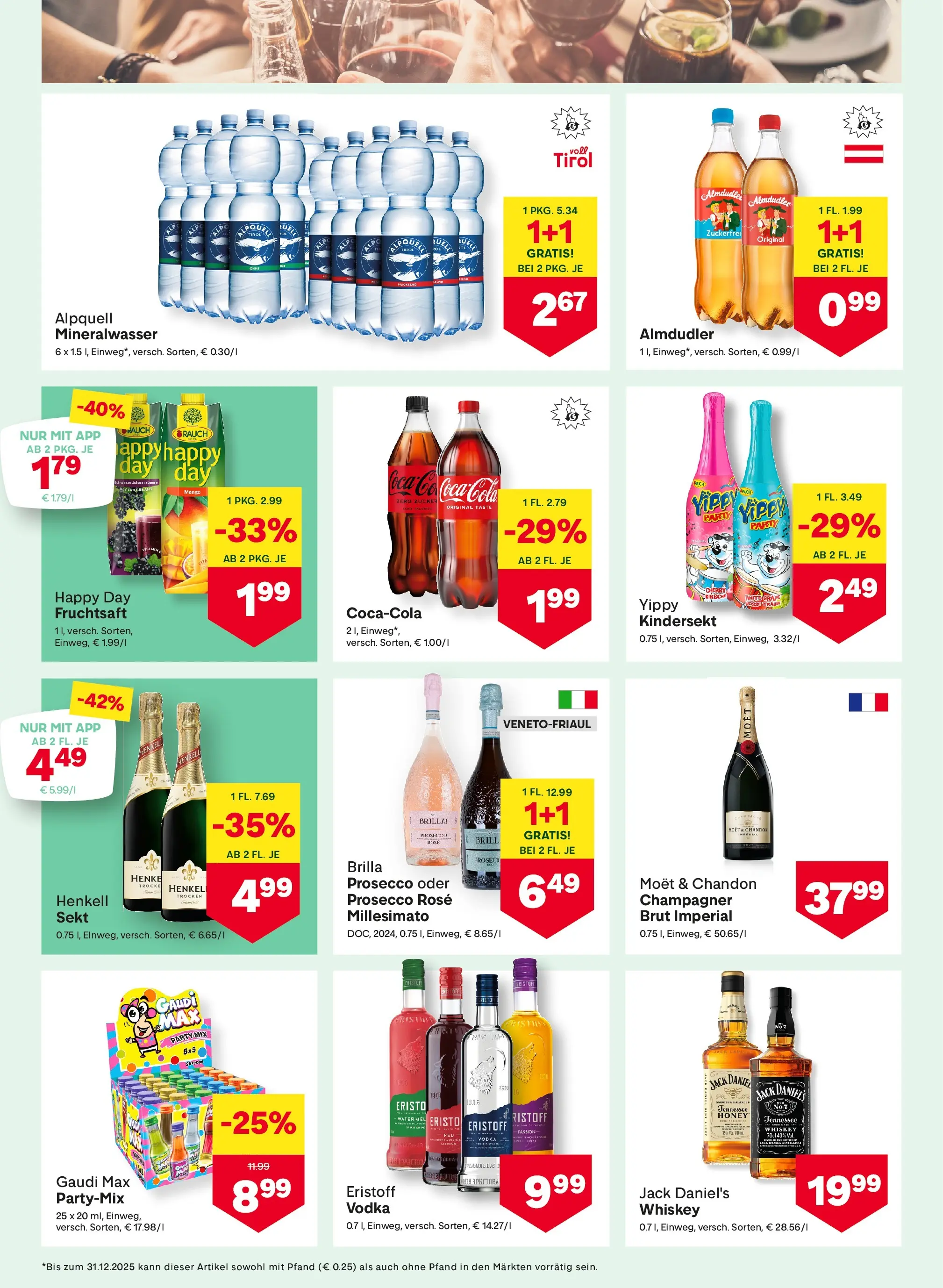 MPREIS St.Gallenkirch von 24.12.2025 - Aktuelle Angebote | Seite: 10 | Produkte: Whiskey, Zucker, Mango