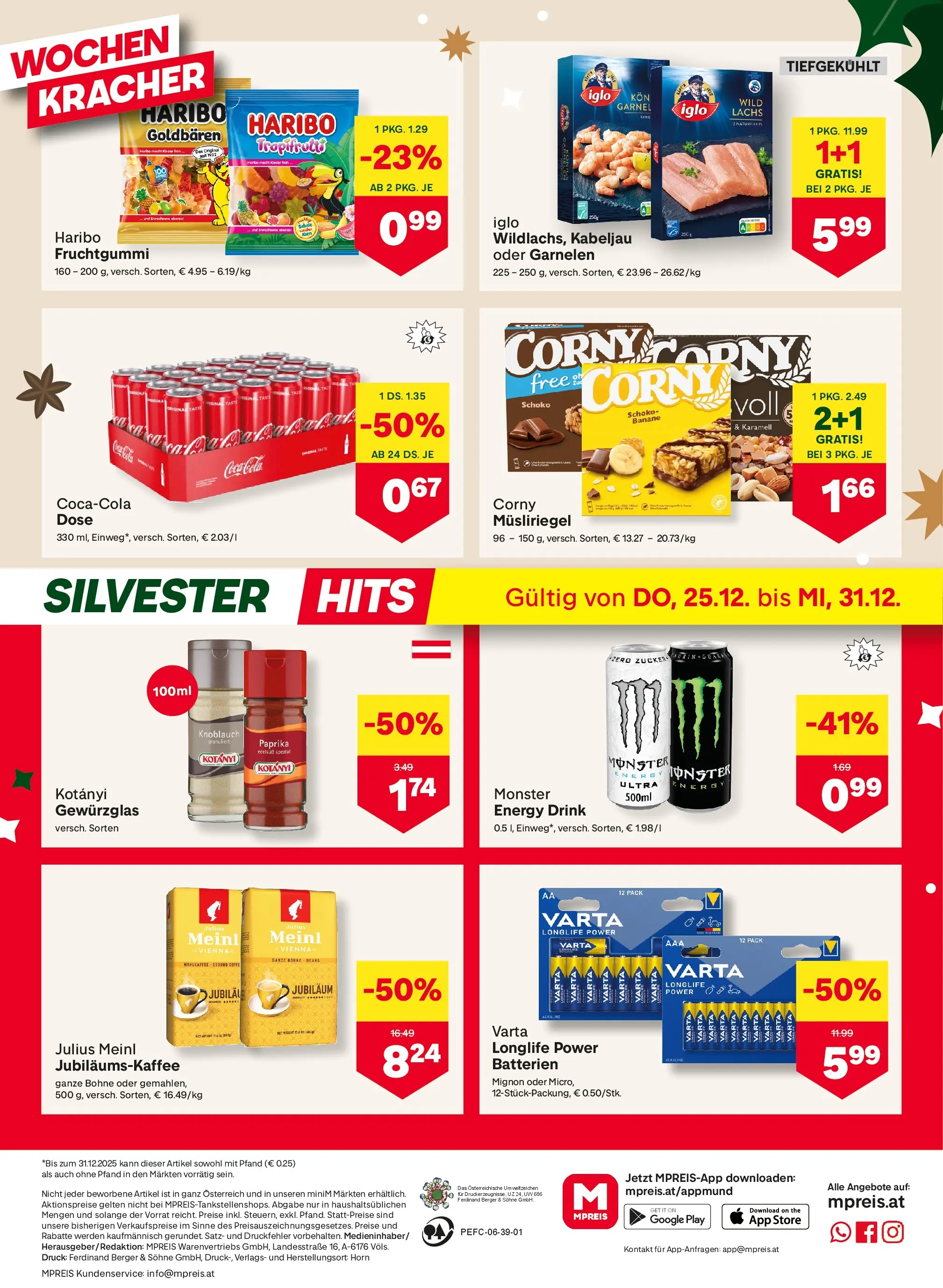 MPREIS St.Gallenkirch von 24.12.2025 - Aktuelle Angebote | Seite: 12 | Produkte: Zucker, Knoblauch