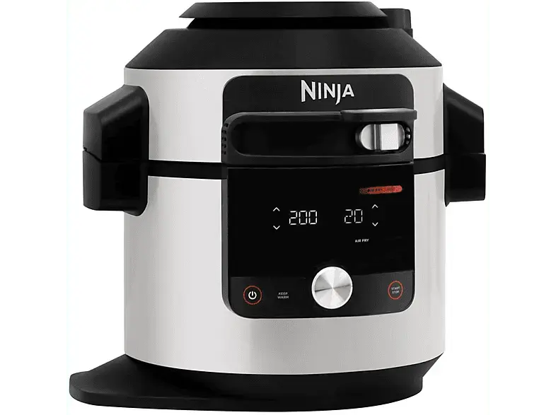 Ninja OL750EU Foodi Multikocher Schwarz/Edelstahl (R&uuml;hrsch&uuml;sselkapazit&auml;t: 7,5 l, 1760 Watt)