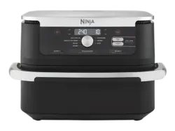 Ninja AF500EU Foodi Flex Drawer Hei&szlig;luftfritteuse 10,4 l, 2470 Watt, Schwarz