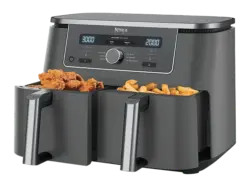 Ninja DZ400EU 9.5 l Hei&szlig;luftfritteuse 4,75 l, 2470 Watt, Grau