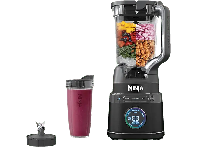 Ninja Detect Power Mixer Pro Standmixer (Schwarz, 1200 Watt, 2.1 l)
