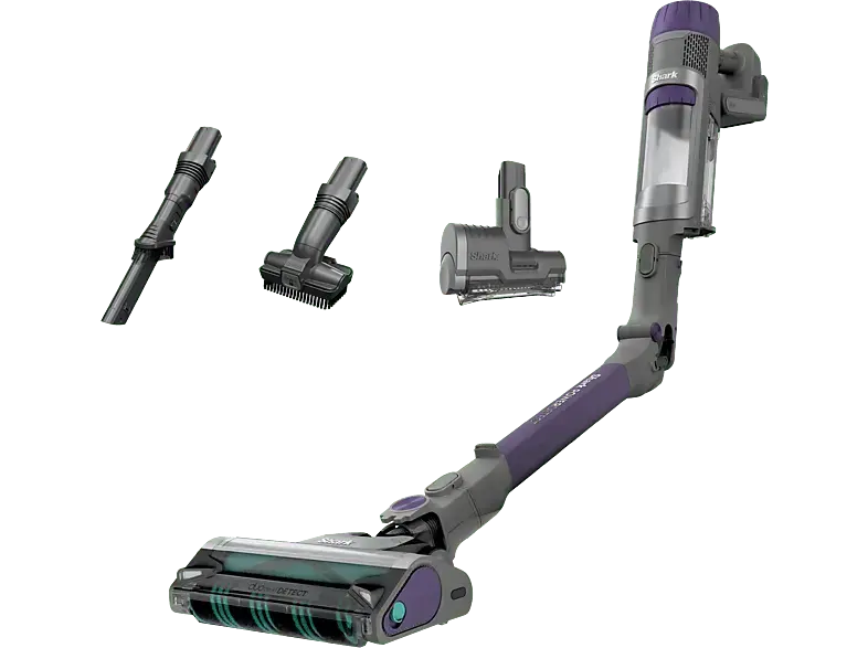 Shark IP1251CHT PowerDetect Kabelloser Staubsauger (0,7 l, Akkulaufzeit: 70 min, Javagrau / Lila)