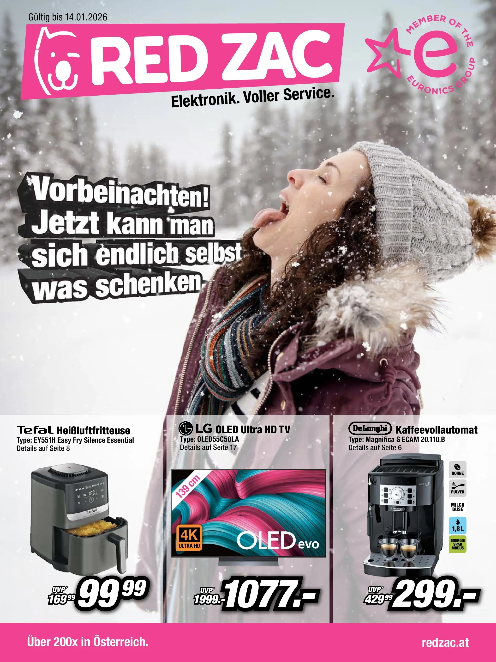 RED ZAC Flugblatt von 29.12.2025 - Aktuelle Angebote | Seite: 1 | Produkte: TV, Milch