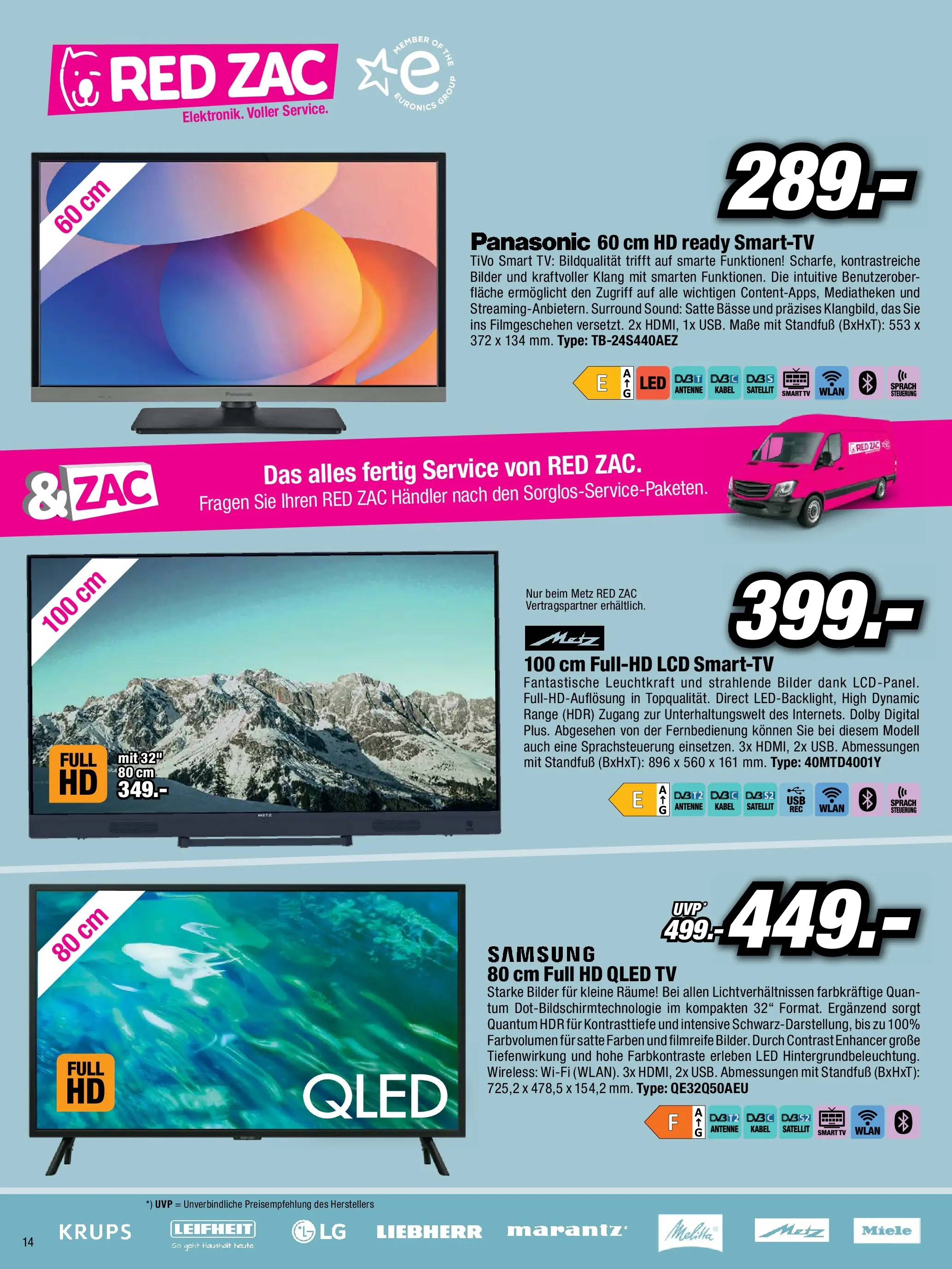 RED ZAC Flugblatt von 29.12.2025 - Aktuelle Angebote | Seite: 14 | Produkte: TV, Kabel, Satellit, Samsung