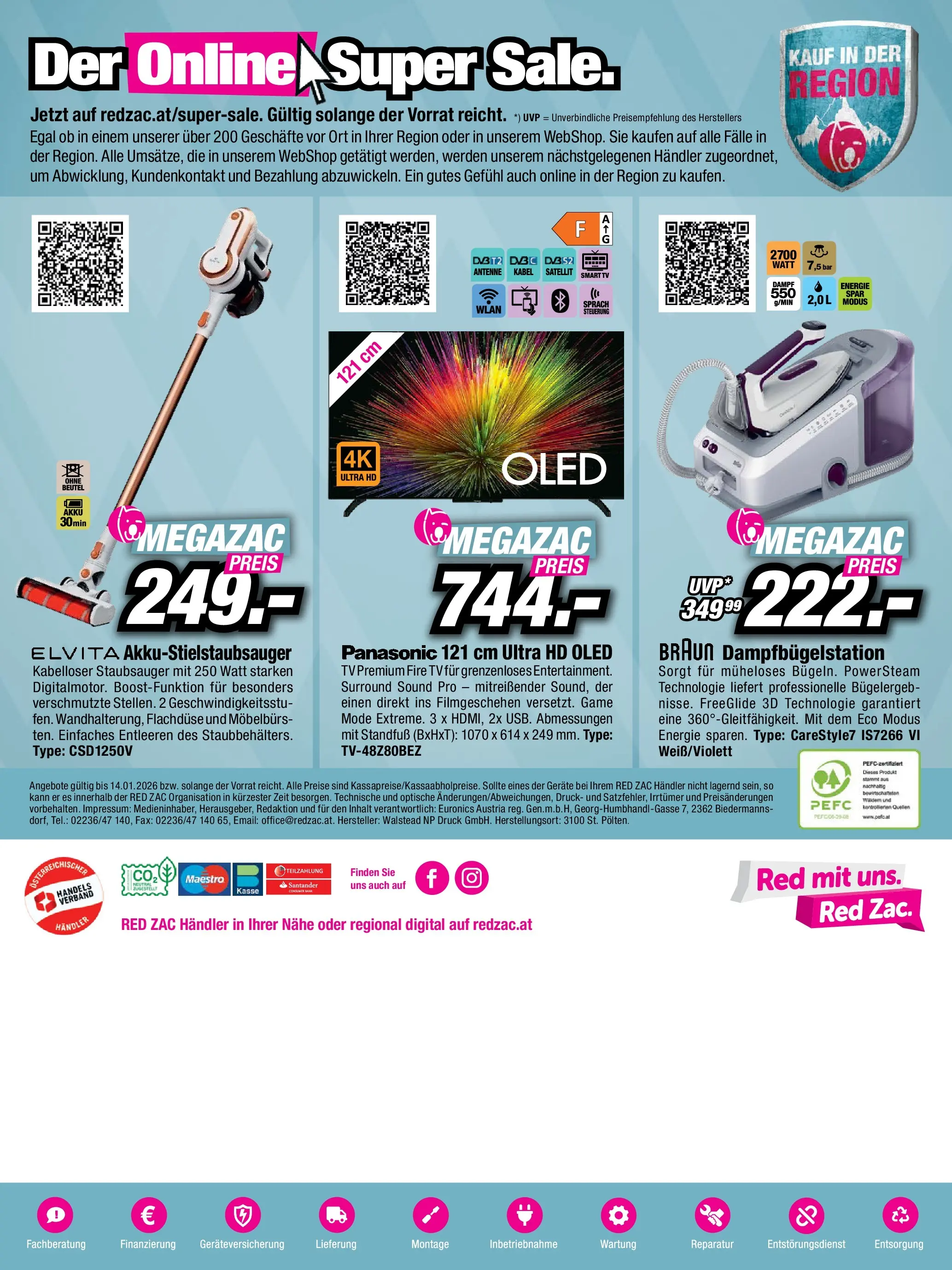 RED ZAC Flugblatt von 29.12.2025 - Aktuelle Angebote | Seite: 24 | Produkte: TV, Kabel, Satellit, Staubsauger
