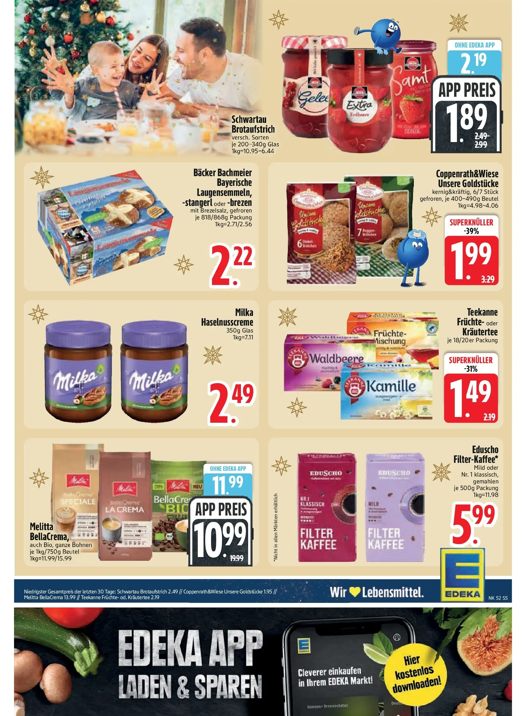 Edeka prospekt München	 (ab 21.12.2025) » Angebote Online | Seite: 7 | Produkte: Melitta, Kaffee, Milka, Teekanne