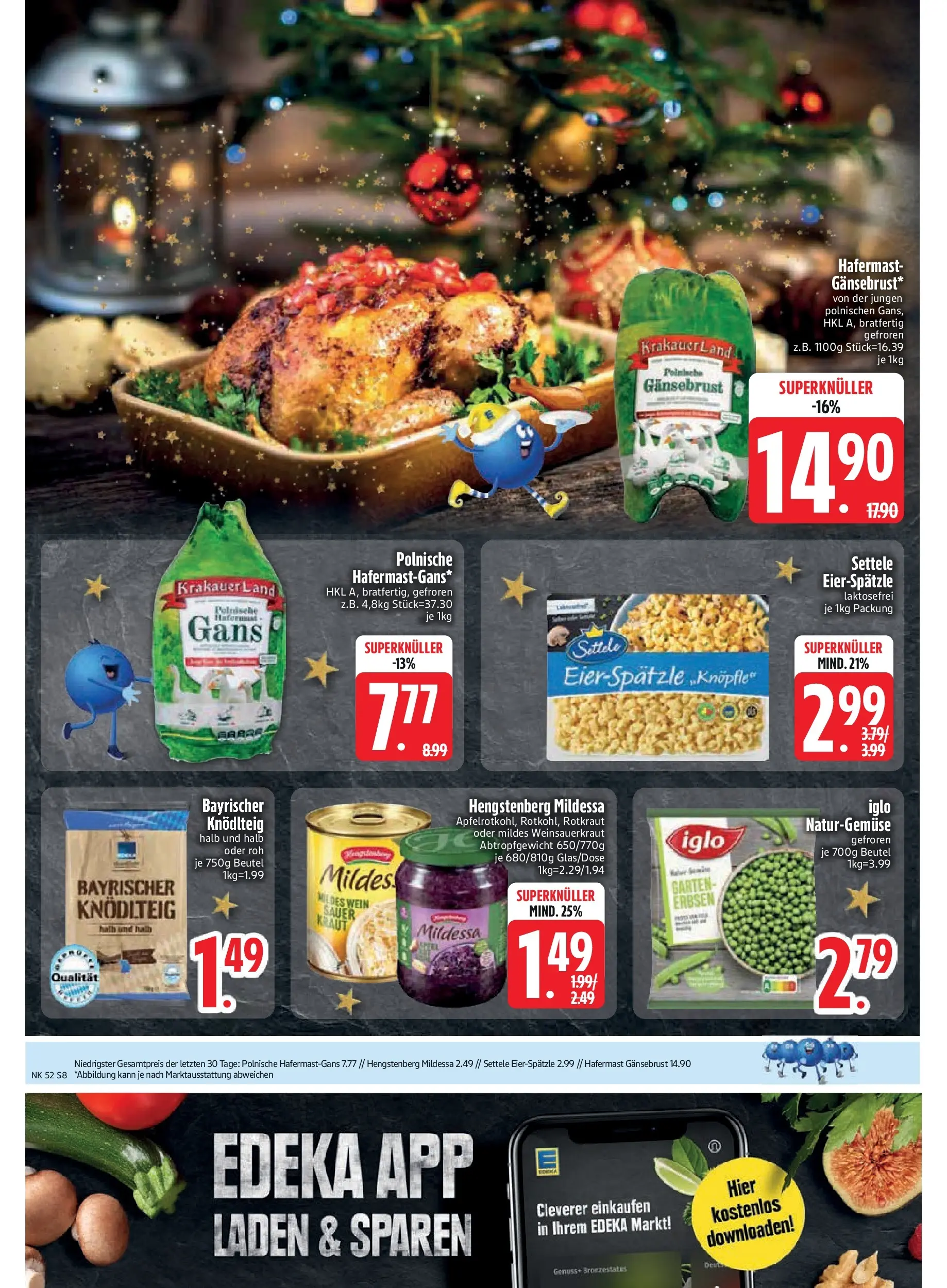 Edeka prospekt München	 (ab 21.12.2025) » Angebote Online | Seite: 10 | Produkte: Iglo, Kraut, Wein, Erbsen