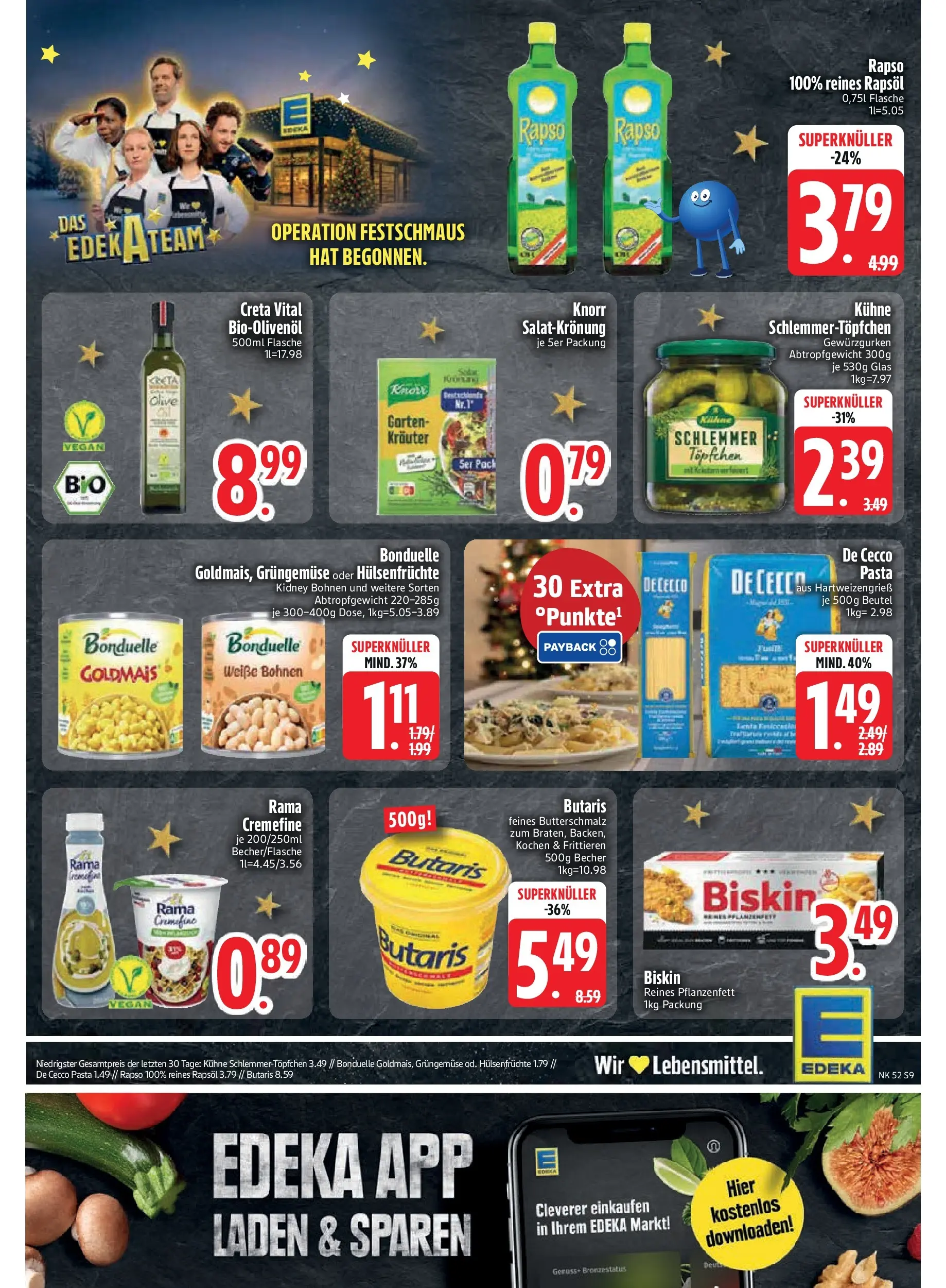 Edeka prospekt München	 (ab 21.12.2025) » Angebote Online | Seite: 11 | Produkte: Butterschmalz, Butter, Rama cremefine, Dressing