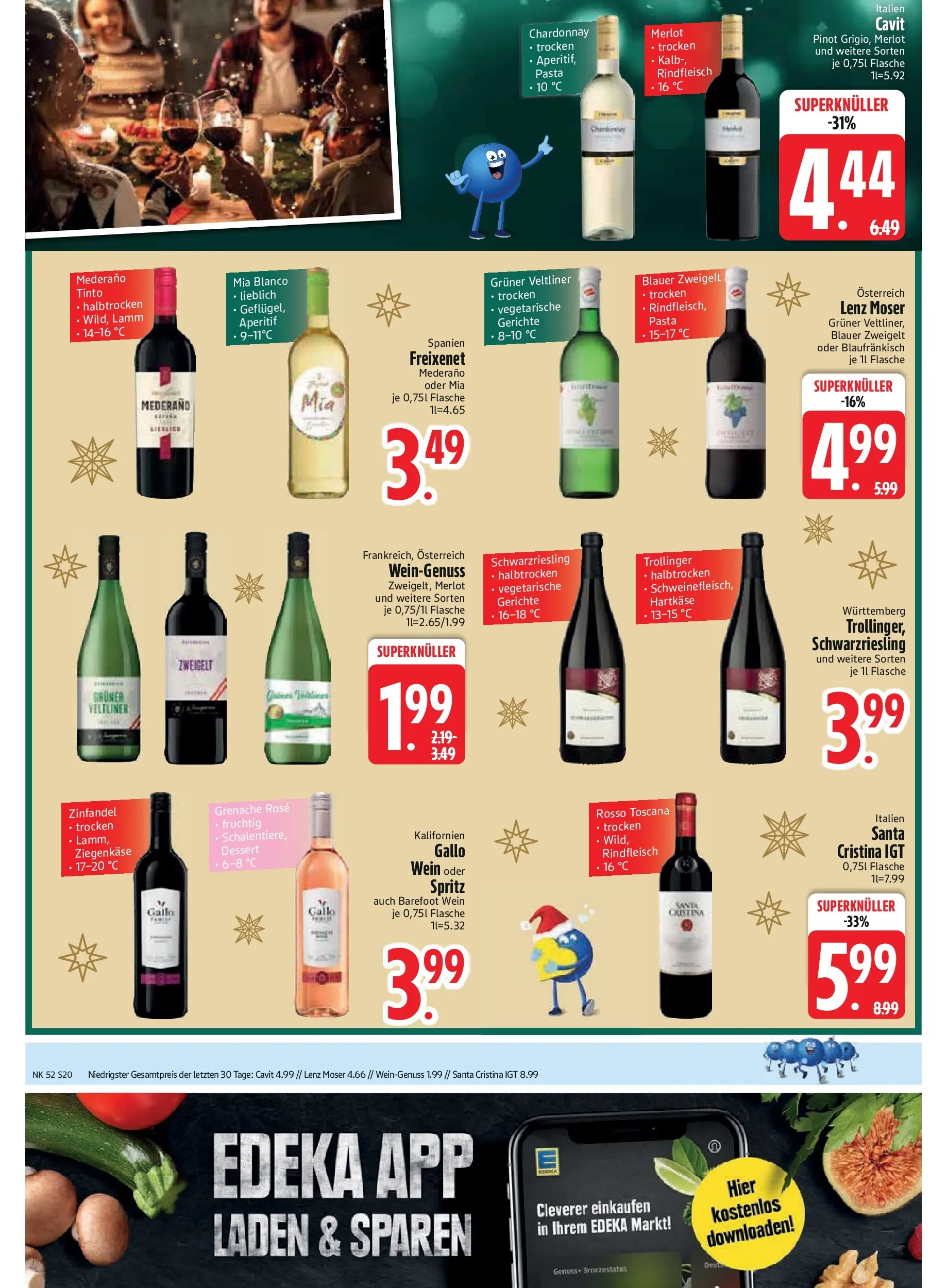 Edeka prospekt München	 (ab 21.12.2025) » Angebote Online | Seite: 22 | Produkte: Freixenet, Freixenet mederano, Pasta, Wein