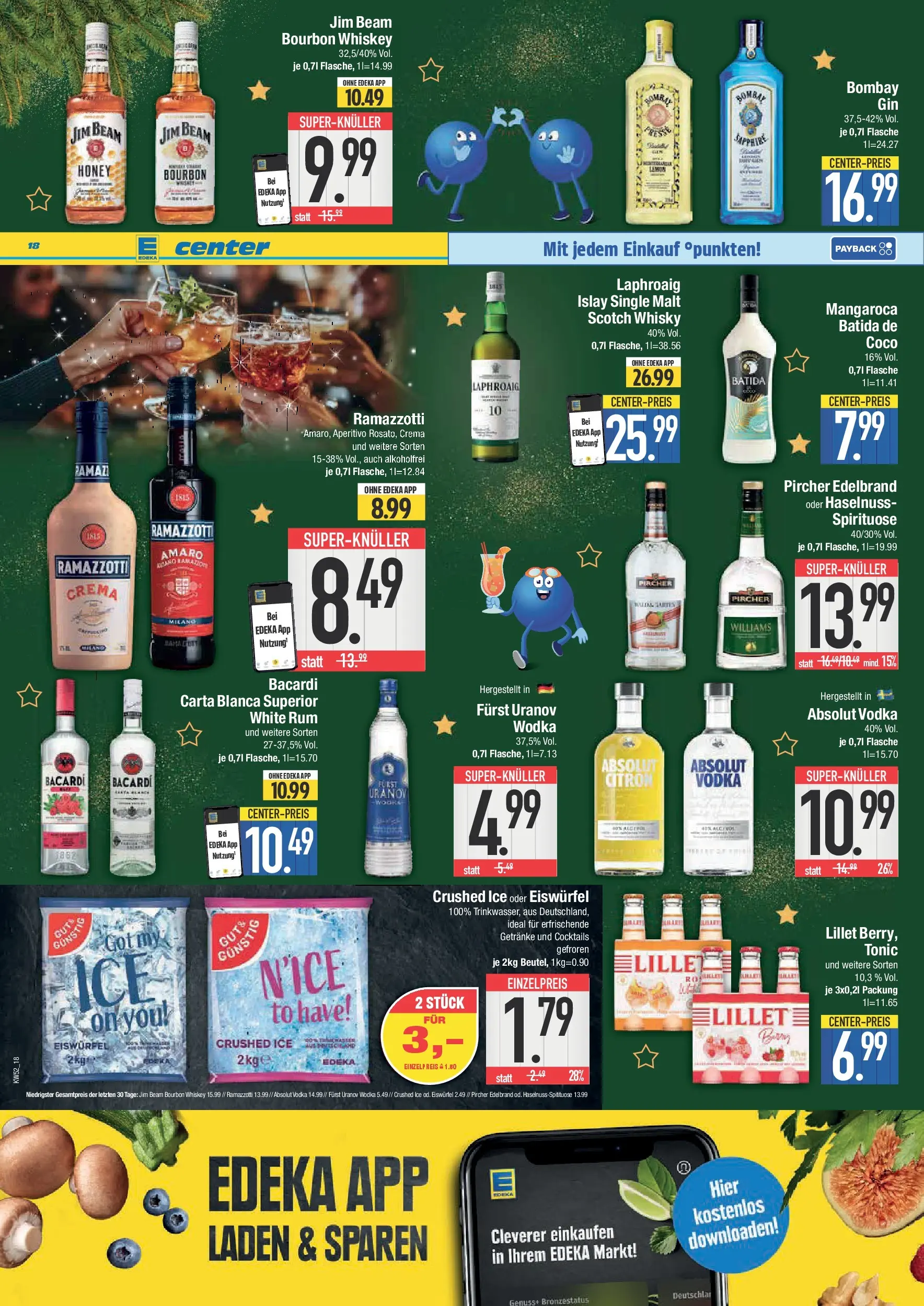 Edeka prospekt Neuburg an der Donau	 (ab 21.12.2025) » Angebote Online | Seite: 18 | Produkte: Rum, Bourbon, Wodka, Ramazzotti