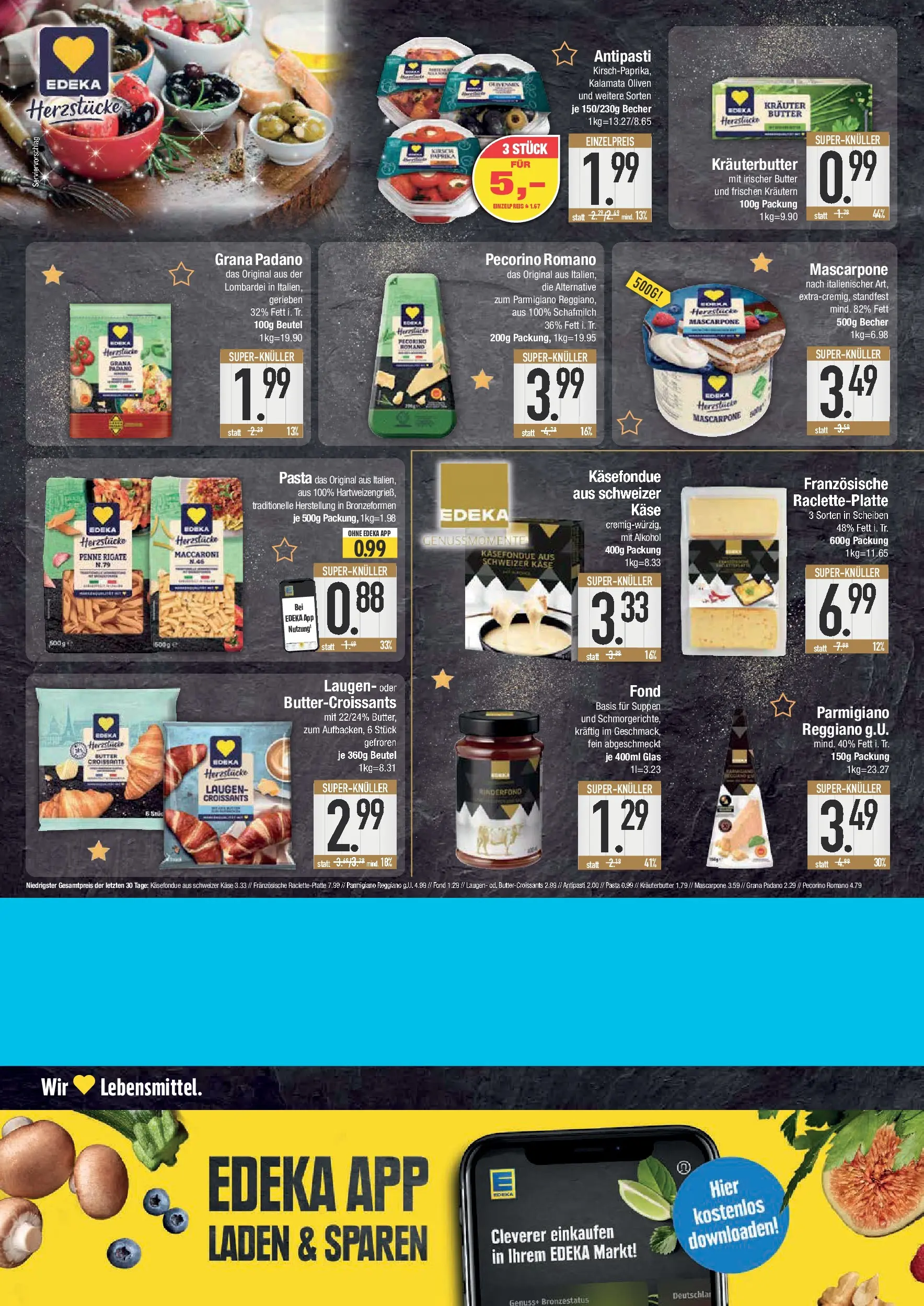 Edeka prospekt Neuburg an der Donau	 (ab 21.12.2025) » Angebote Online | Seite: 24 | Produkte: Butter, Käse, Pasta, Fondue