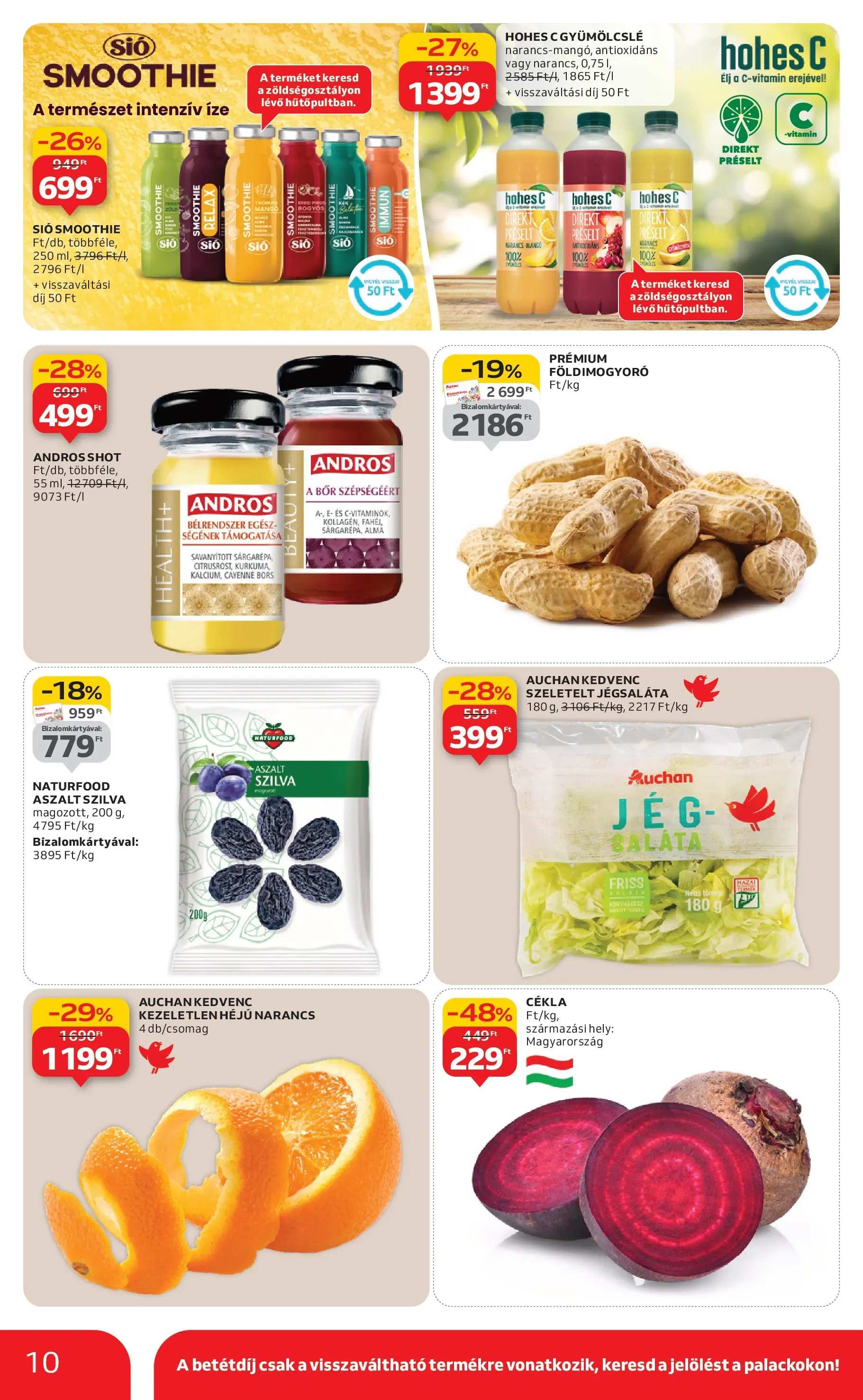 Akciós újság új Auchan - 2025.12.18. -tól/töl ⏳ | Oldal: 10 | Termékek: Cékla, Szilva, Aszalt szilva, Bors Auchan Akciós újság Debrecen - 2025.12.18. -tól/töl > akció, lapozható szórólap 🛍️ | Oldal: 10 | Termékek: Cékla, Szilva, Aszalt szilva, Bors