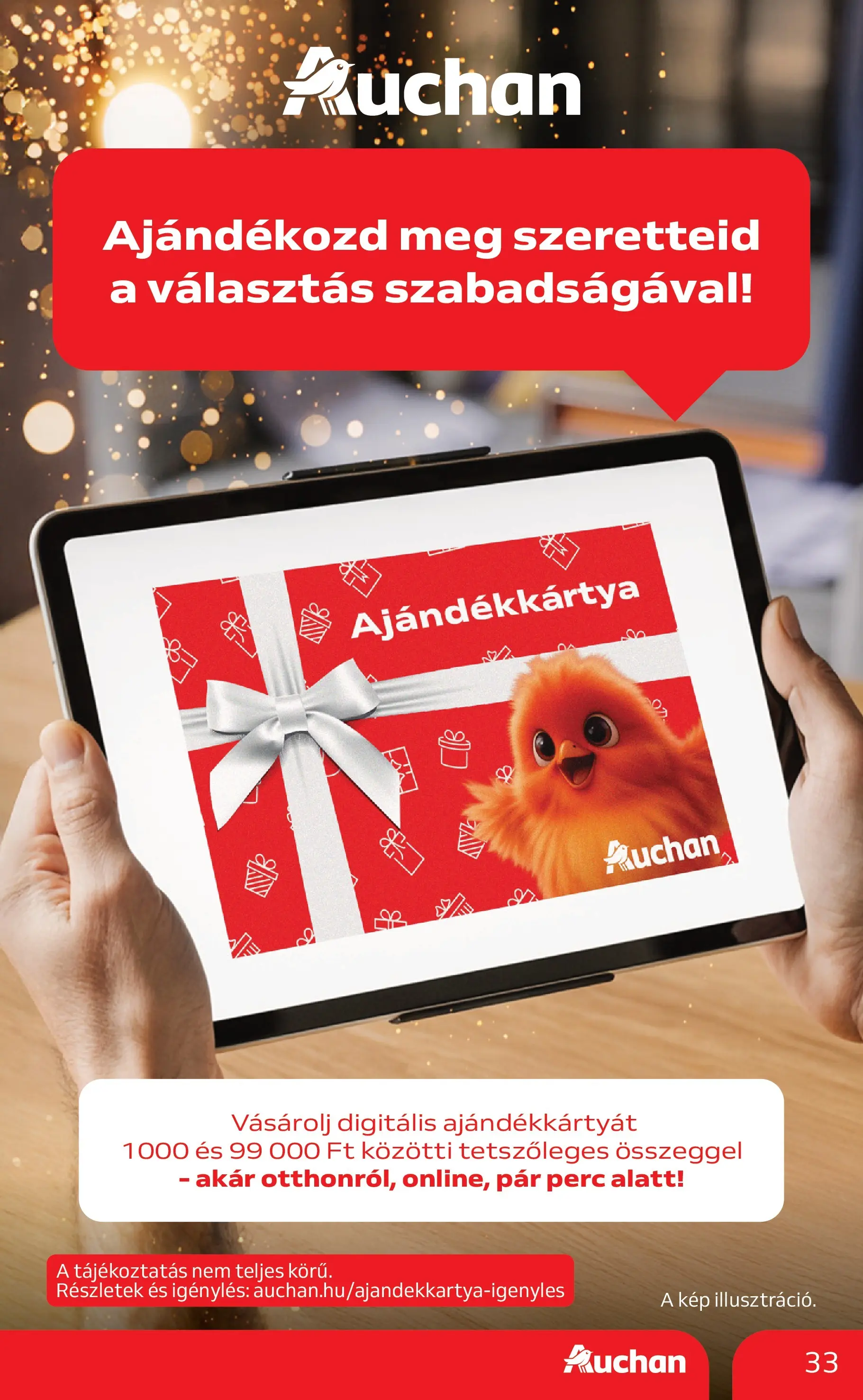 Akciós újság új Auchan - 2025.12.18. -tól/töl ⏳ | Oldal: 33 Auchan Akciós újság Debrecen - 2025.12.18. -tól/töl > akció, lapozható szórólap 🛍️ | Oldal: 33