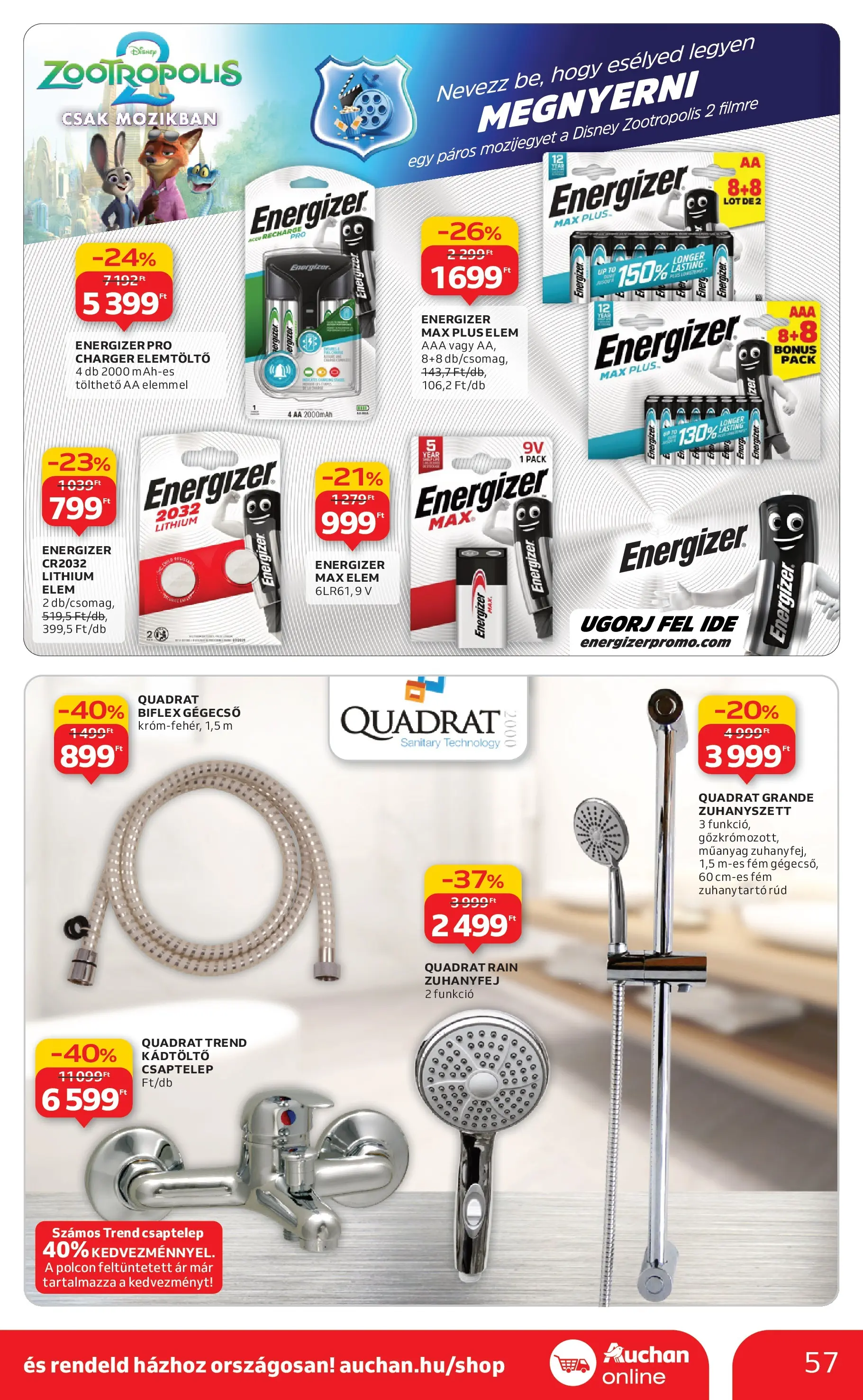 Akciós újság új Auchan - 2025.12.18. -tól/töl ⏳ | Oldal: 57 | Termékek: Csaptelep Auchan Akciós újság Debrecen - 2025.12.18. -tól/töl > akció, lapozható szórólap 🛍️ | Oldal: 57 | Termékek: Csaptelep