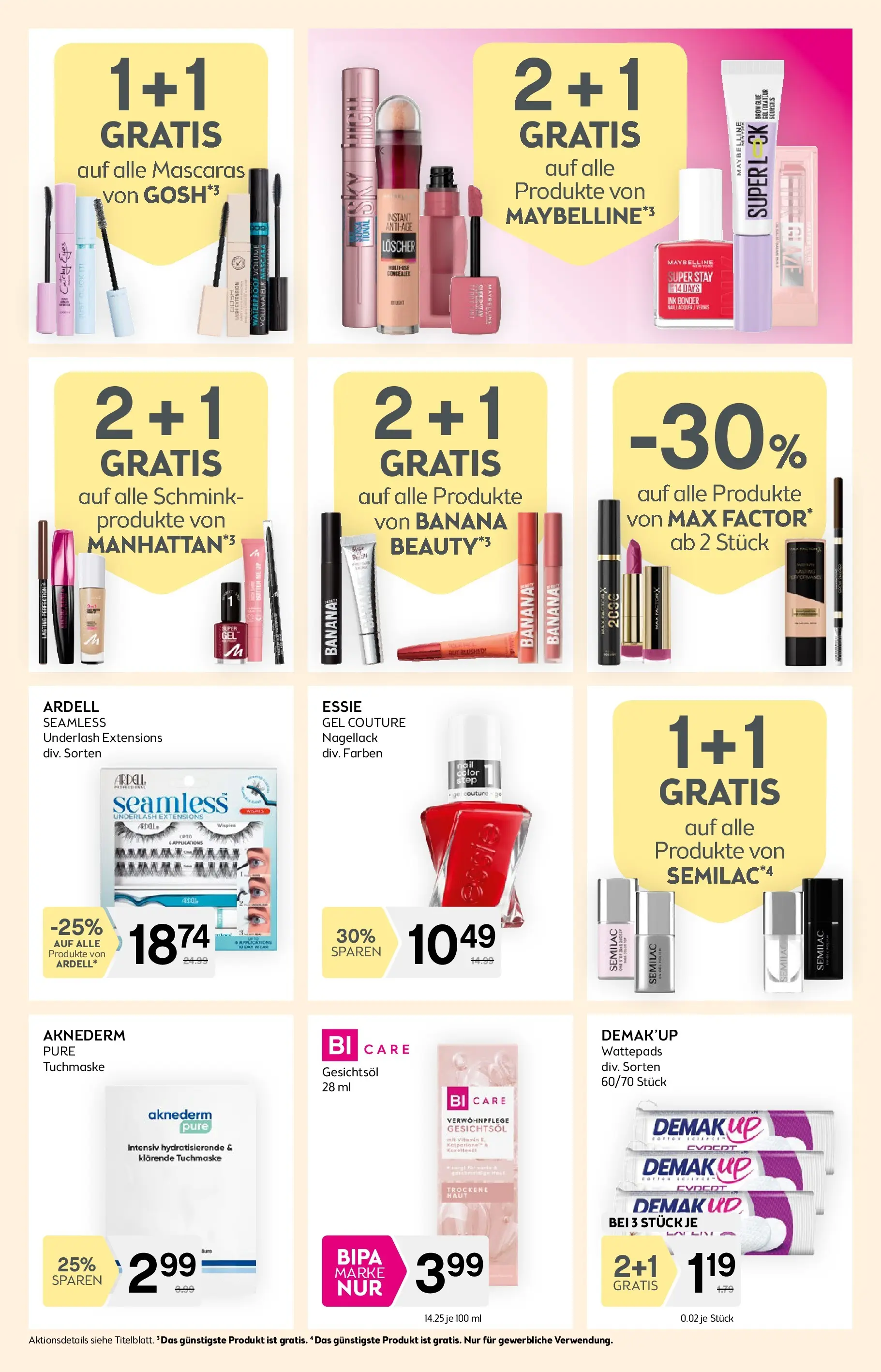 Bipa Flugblatt von 18.12.2025 - Aktuelle Angebote | Seite: 7 | Produkte: Nagellack, Butter