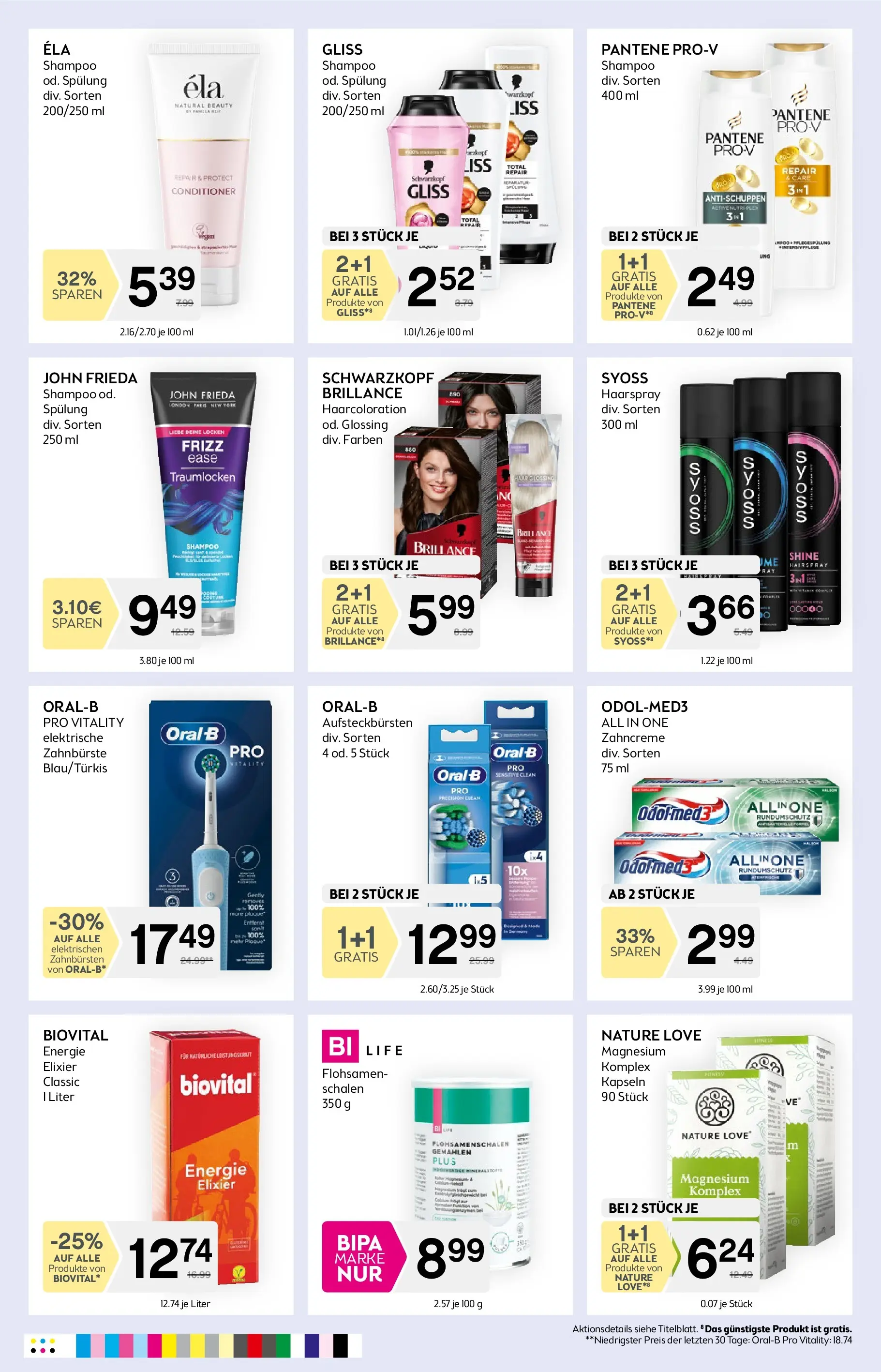 Bipa Flugblatt von 18.12.2025 - Aktuelle Angebote | Seite: 9 | Produkte: Shampoo, Spülung, Haarspray, Zahnbürste