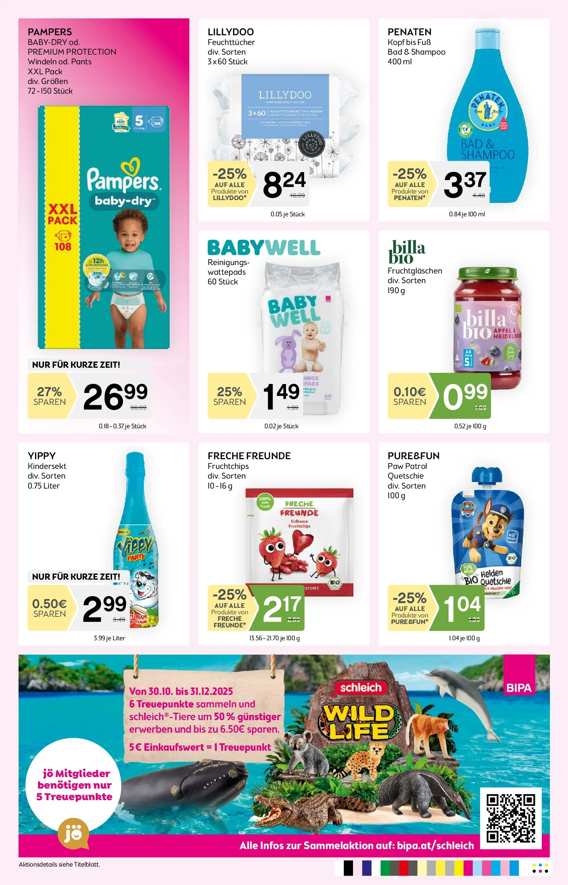 Bipa Flugblatt von 18.12.2025 - Aktuelle Angebote | Seite: 10 | Produkte: Bad, Pampers, Shampoo, Äpfel