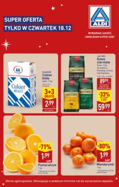 Pogląd oferty "Aldi Gazetka - Tylko w czwartek" - ważna od 18.12.2025
