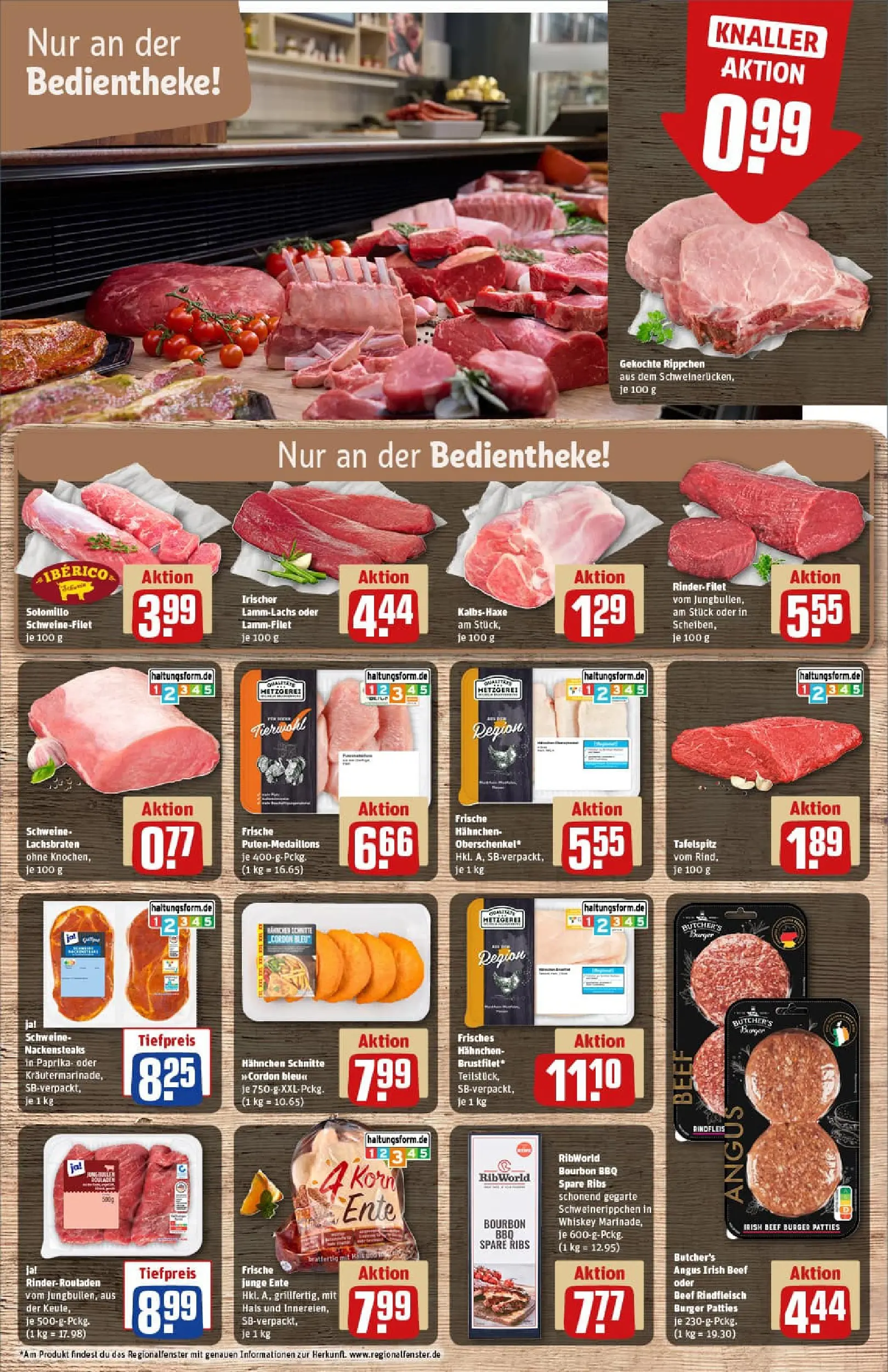 REWE Prospekt ab 22.12.2025 zum Blättern » Angebote | Seite: 8 | Produkte: Top, Rinderfilet, Spare ribs, Bourbon