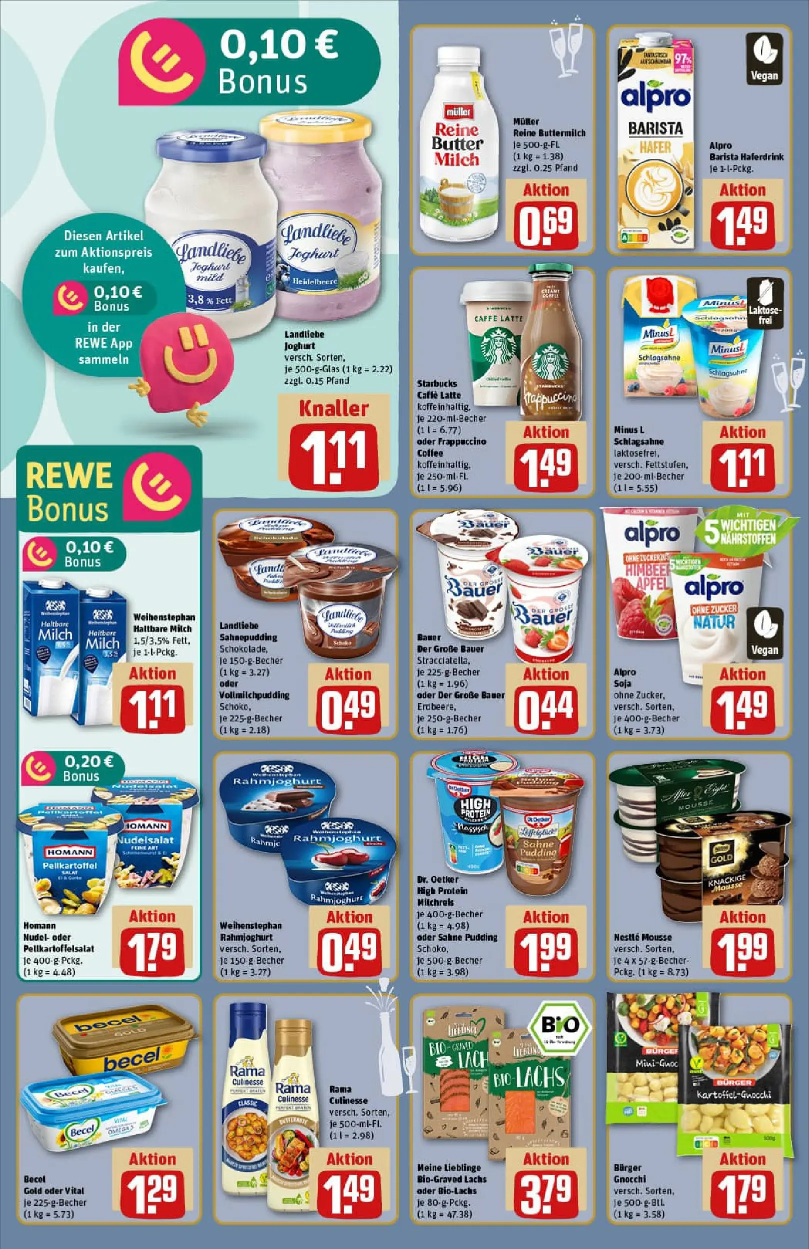 REWE Prospekt ab 22.12.2025 zum Blättern » Angebote | Seite: 12 | Produkte: Buttermilch, Rama, Äpfel, Sahne