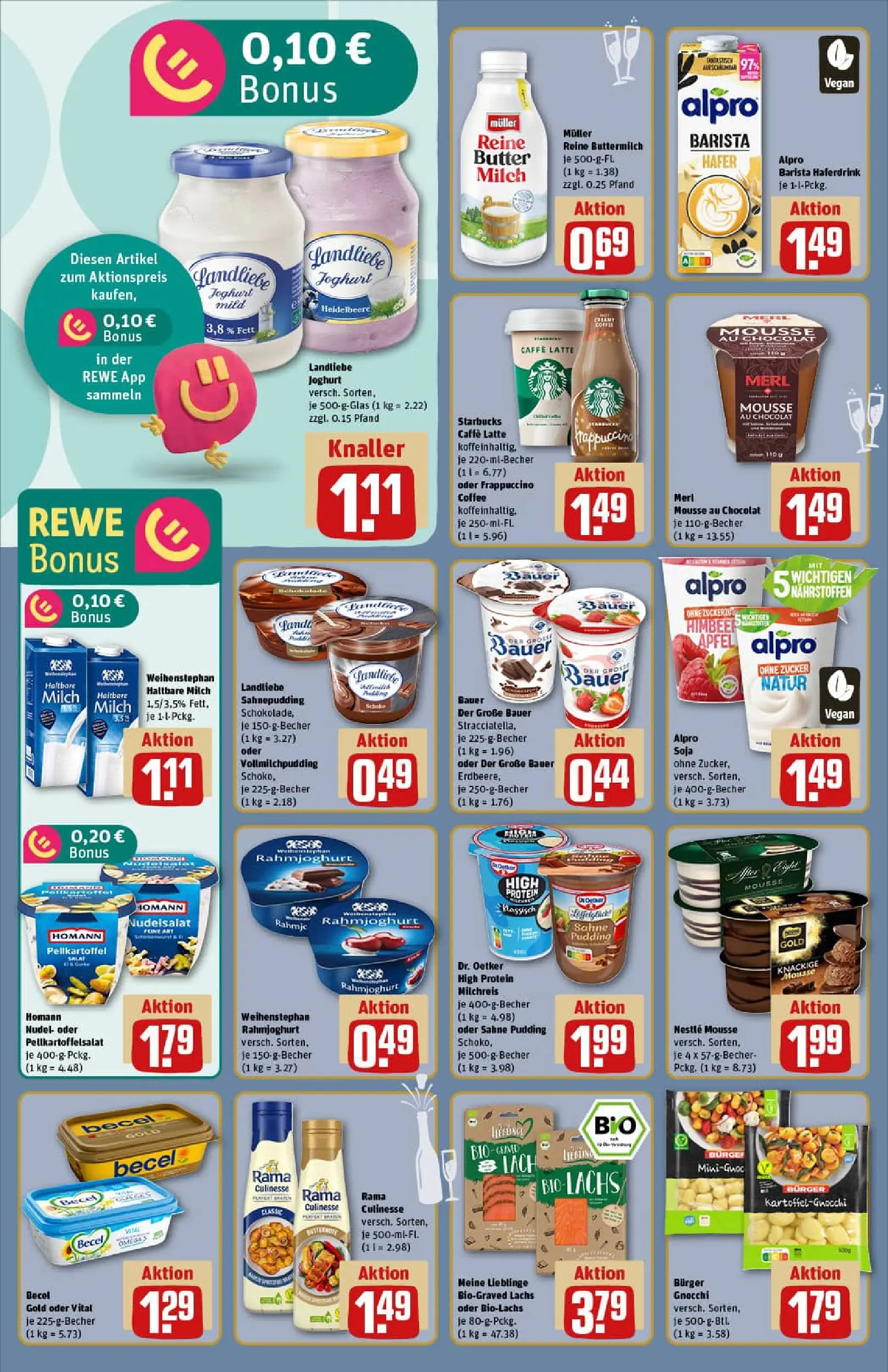 REWE Prospekt ab 22.12.2025 zum Blättern » Angebote | Seite: 14 | Produkte: Äpfel, Pudding, Haferdrink, Landliebe joghurt