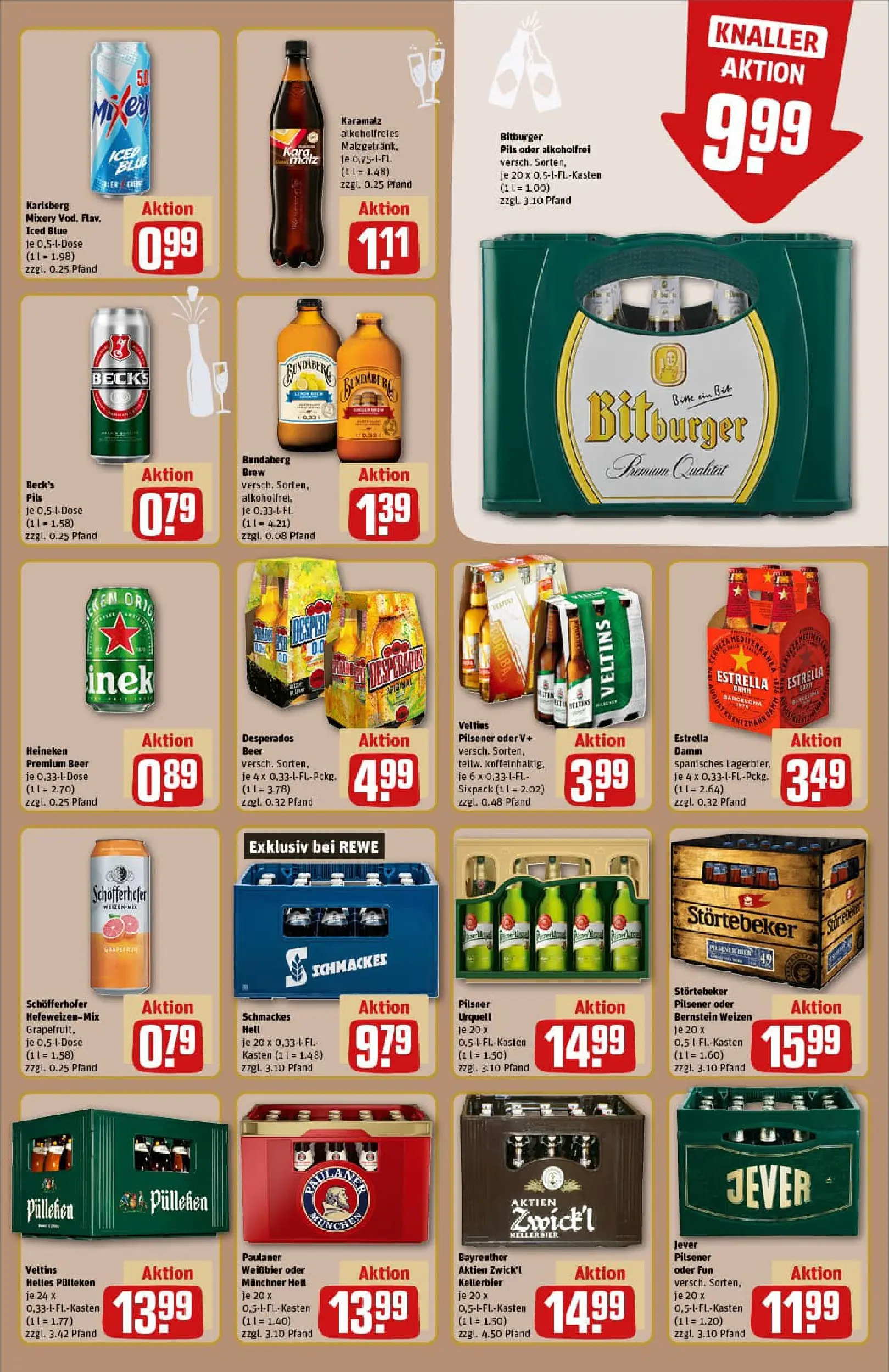 REWE Prospekt ab 22.12.2025 zum Blättern » Angebote | Seite: 17 | Produkte: Bitburger, Weißbier, Pils, Heineken