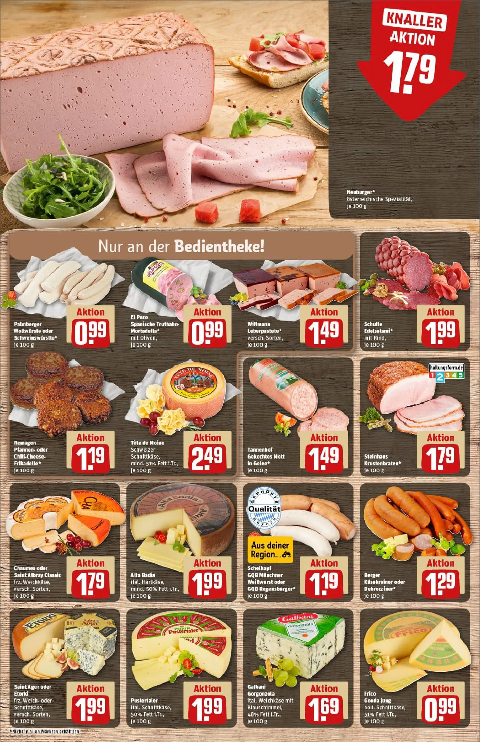 REWE Prospekt ab 22.12.2025 zum Blättern » Angebote | Seite: 9 | Produkte: Käse, Gouda, Weißwurst, Salami