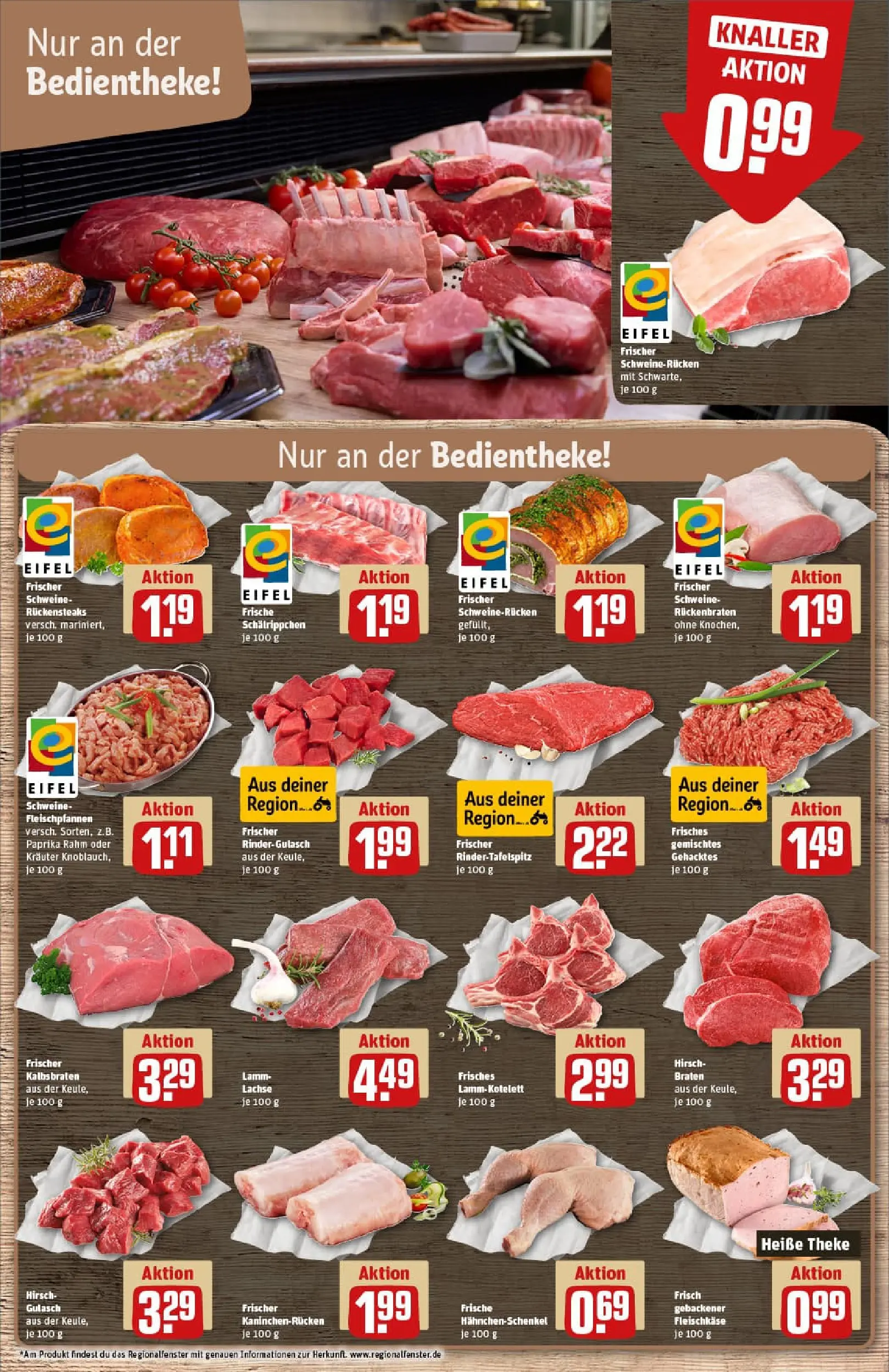 REWE Prospekt ab 22.12.2025 zum Blättern » Angebote | Seite: 8 | Produkte: Theke, Spare ribs, Paprika, Schweinerucken