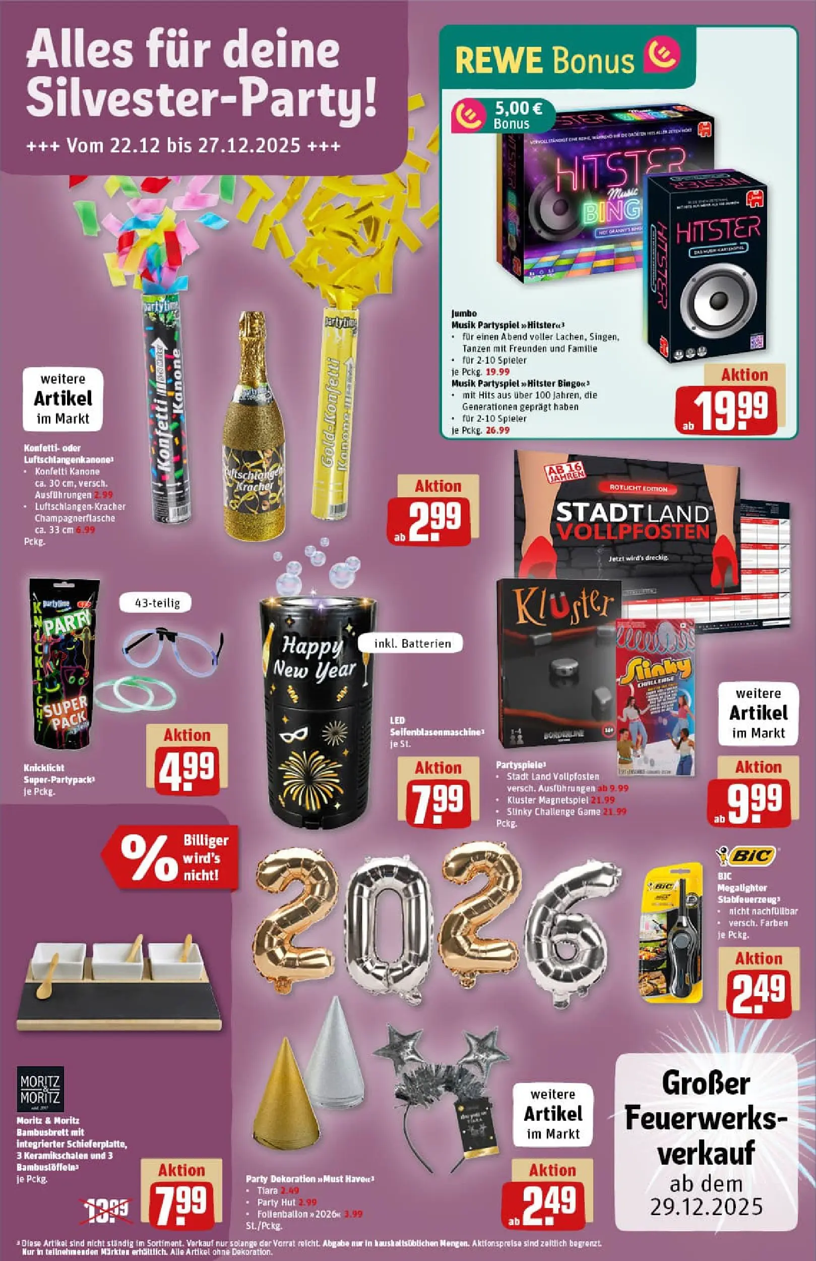 REWE Prospekt ab 22.12.2025 zum Blättern » Angebote | Seite: 27 | Produkte: Batterien, Hut