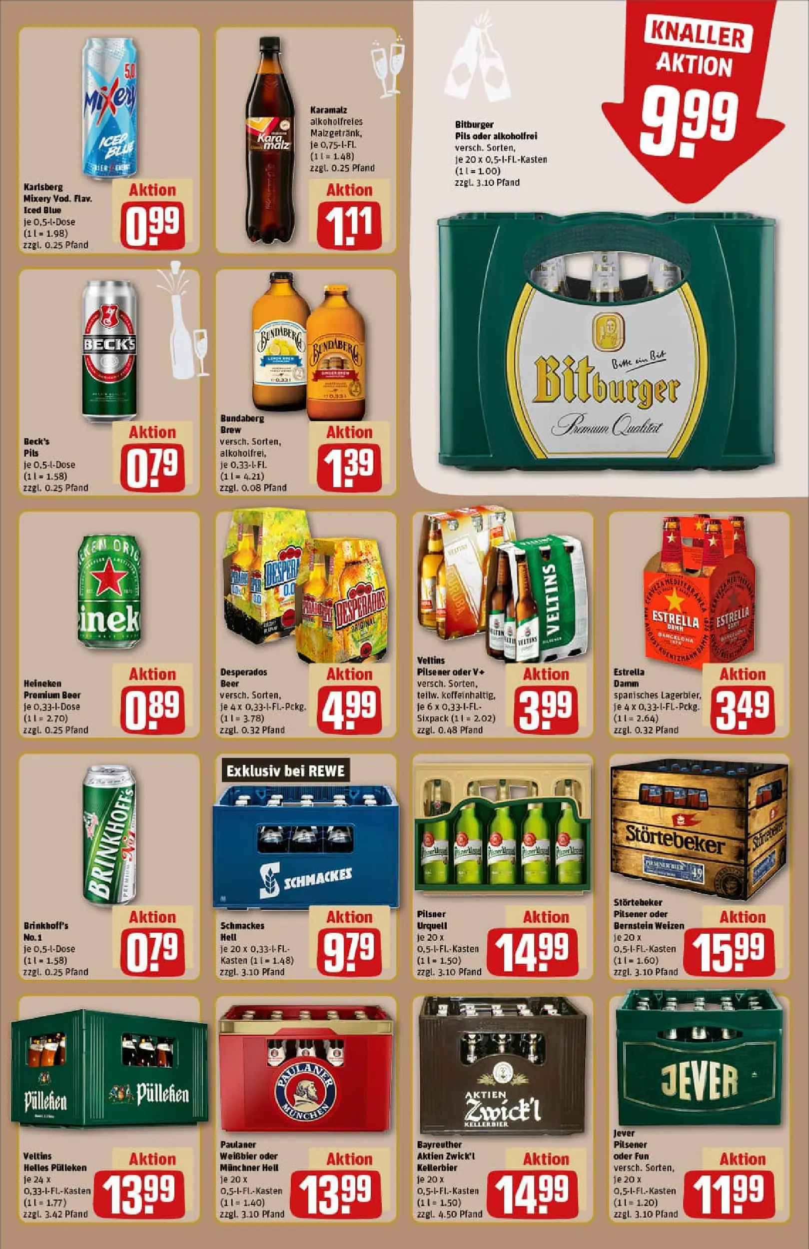 REWE Prospekt ab 22.12.2025 zum Blättern » Angebote | Seite: 17 | Produkte: Helles pulleken, Mixer, Pils, Paulaner