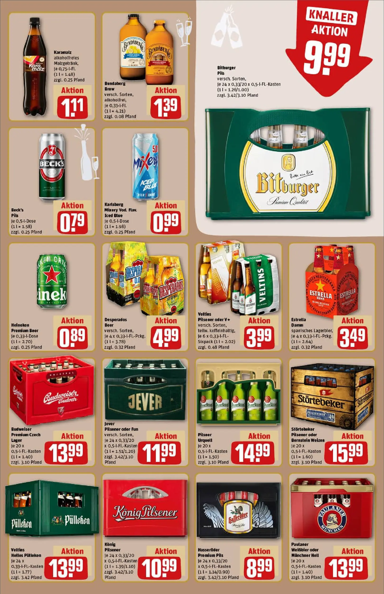 REWE Prospekt ab 22.12.2025 zum Blättern » Angebote | Seite: 17 | Produkte: Pils, Pilsner urquell, Jever, Desperados