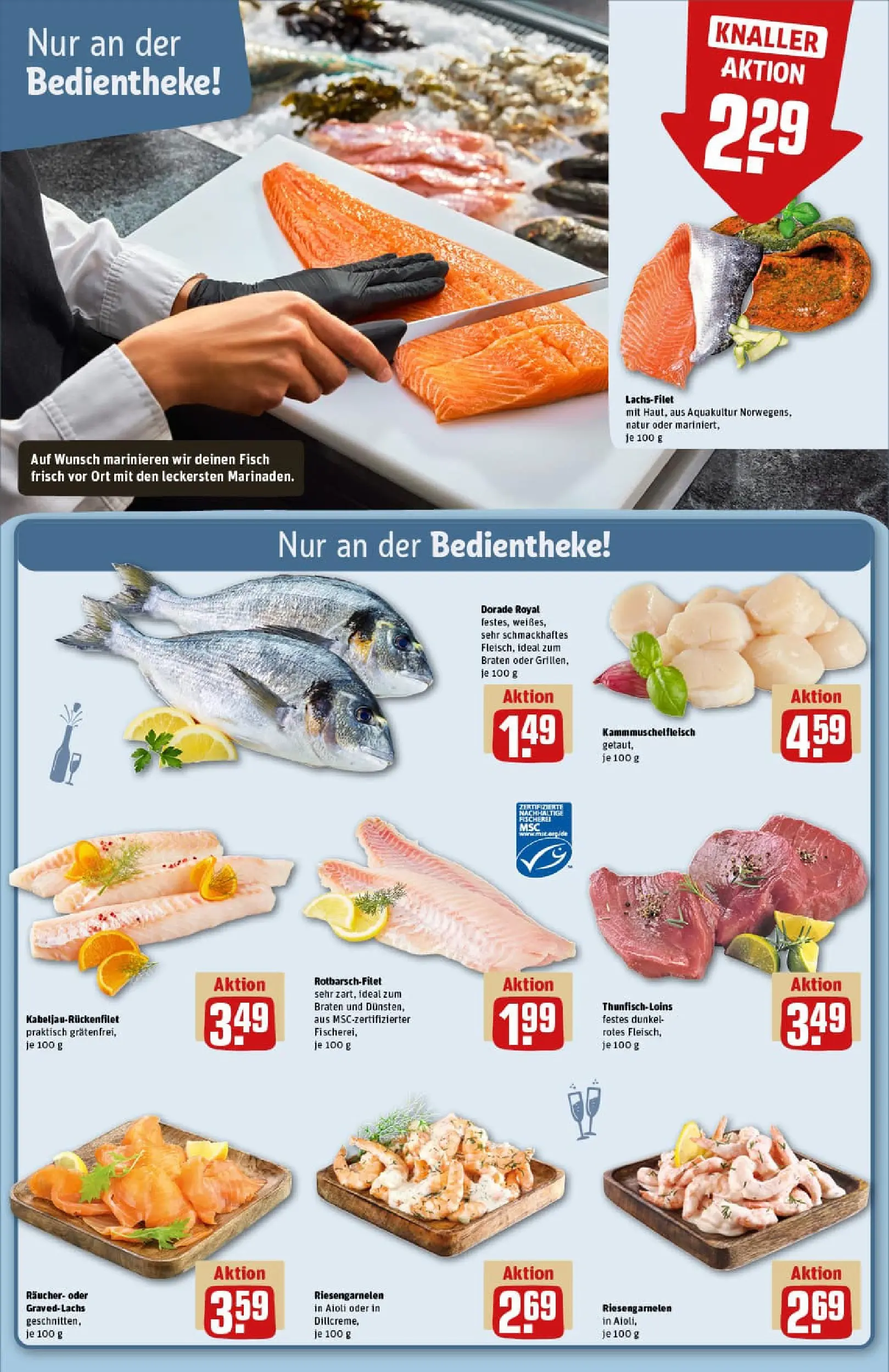 REWE Prospekt ab 22.12.2025 zum Blättern » Angebote | Seite: 29 | Produkte: Dorade, Fisch, Lachs