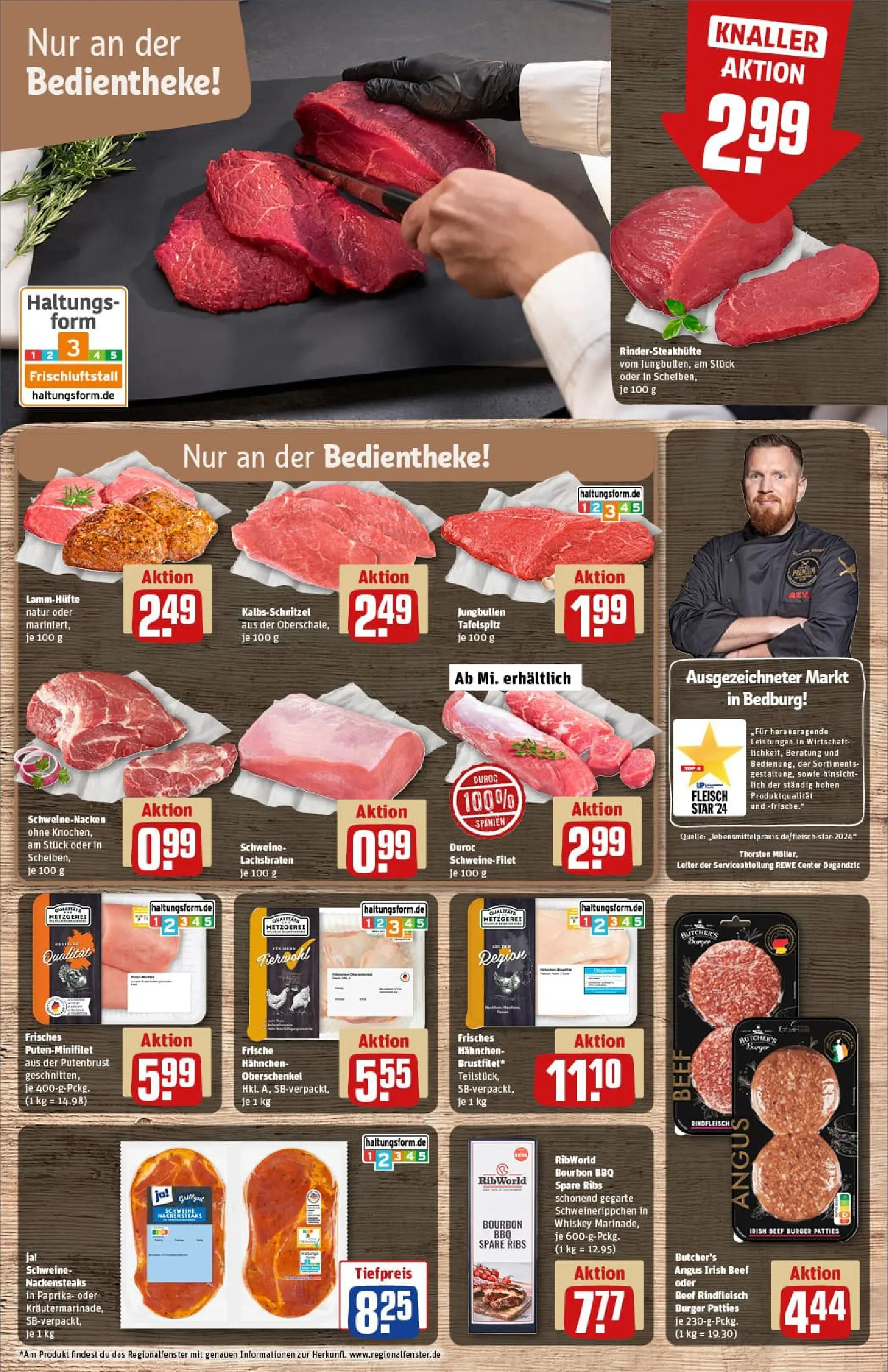 REWE Prospekt ab 22.12.2025 zum Blättern » Angebote | Seite: 8 | Produkte: Nackensteaks, Tafelspitz, Schweinenacken, Whiskey