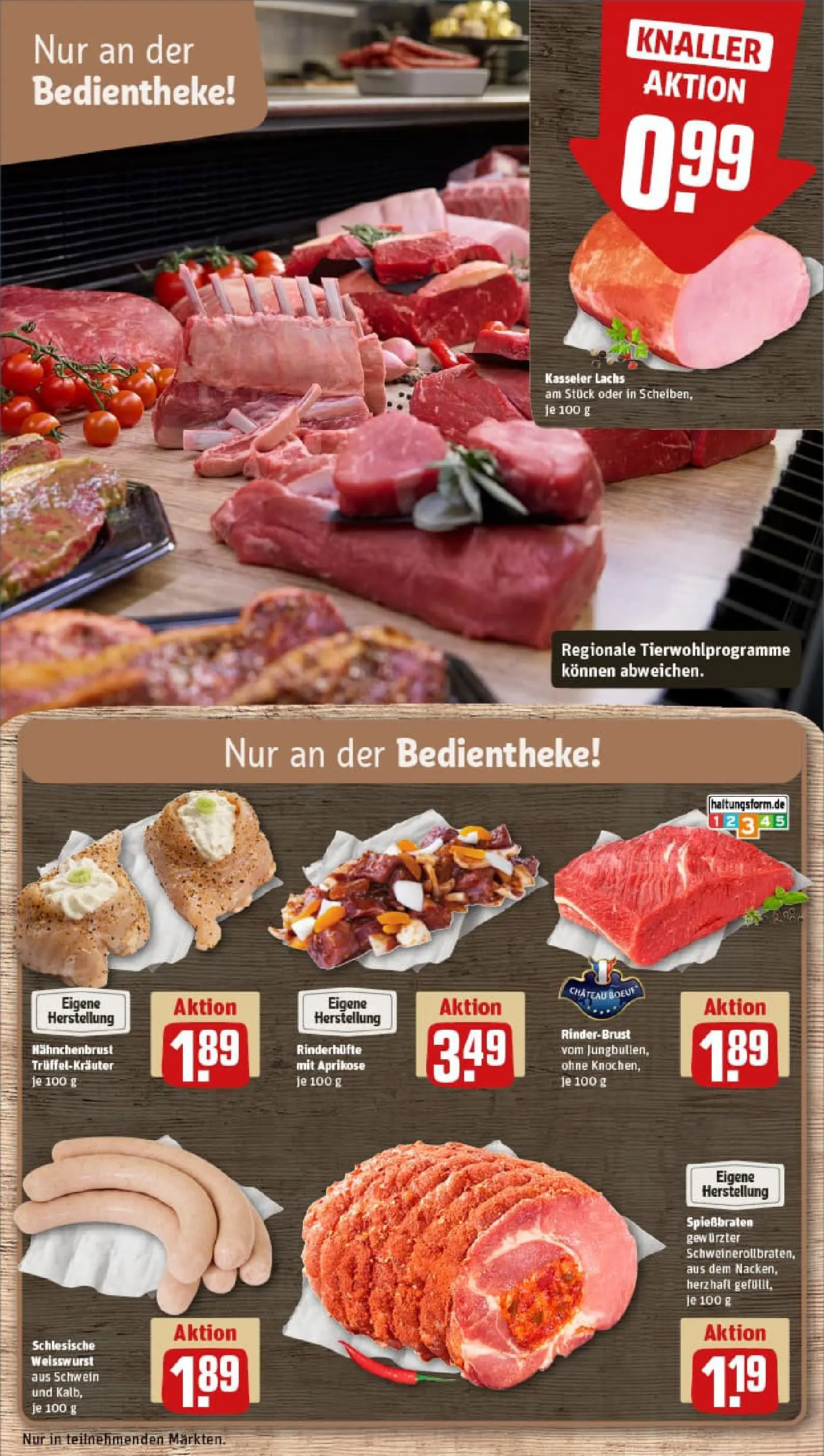 REWE Prospekt ab 22.12.2025 zum Blättern » Angebote | Seite: 12 | Produkte: Weißwurst, Lachs, Hahnchenbrust